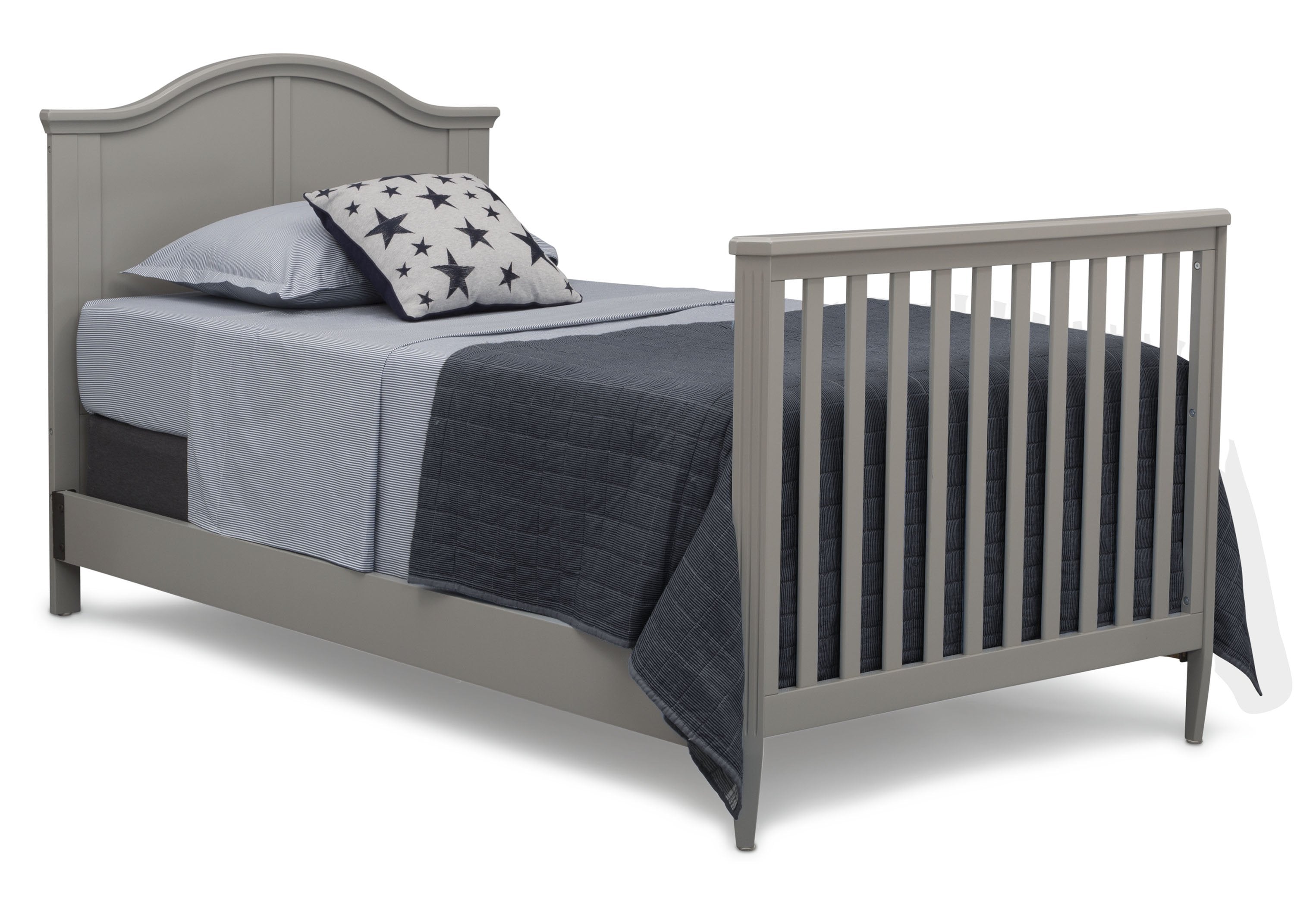 Parker Mini Convertible Baby Crib with Mattress & 2 Sheets - 3-in-1 Toddler Bed & Daybed - Safe Nursery Furniture for Newborns & Infants - Perfect for Small Spaces & Nursery Decor