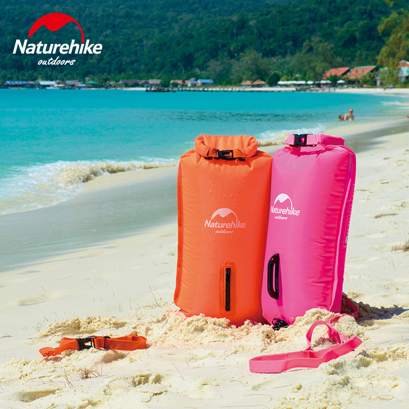 Naturehike Swim Buoy - Waterproof Dry Bag for Swimming, Kayaking & Water Sports - Floating Storage Bag for Gear, Phone & Essentials - Perfect for Open Water, Beach & Pool Safety