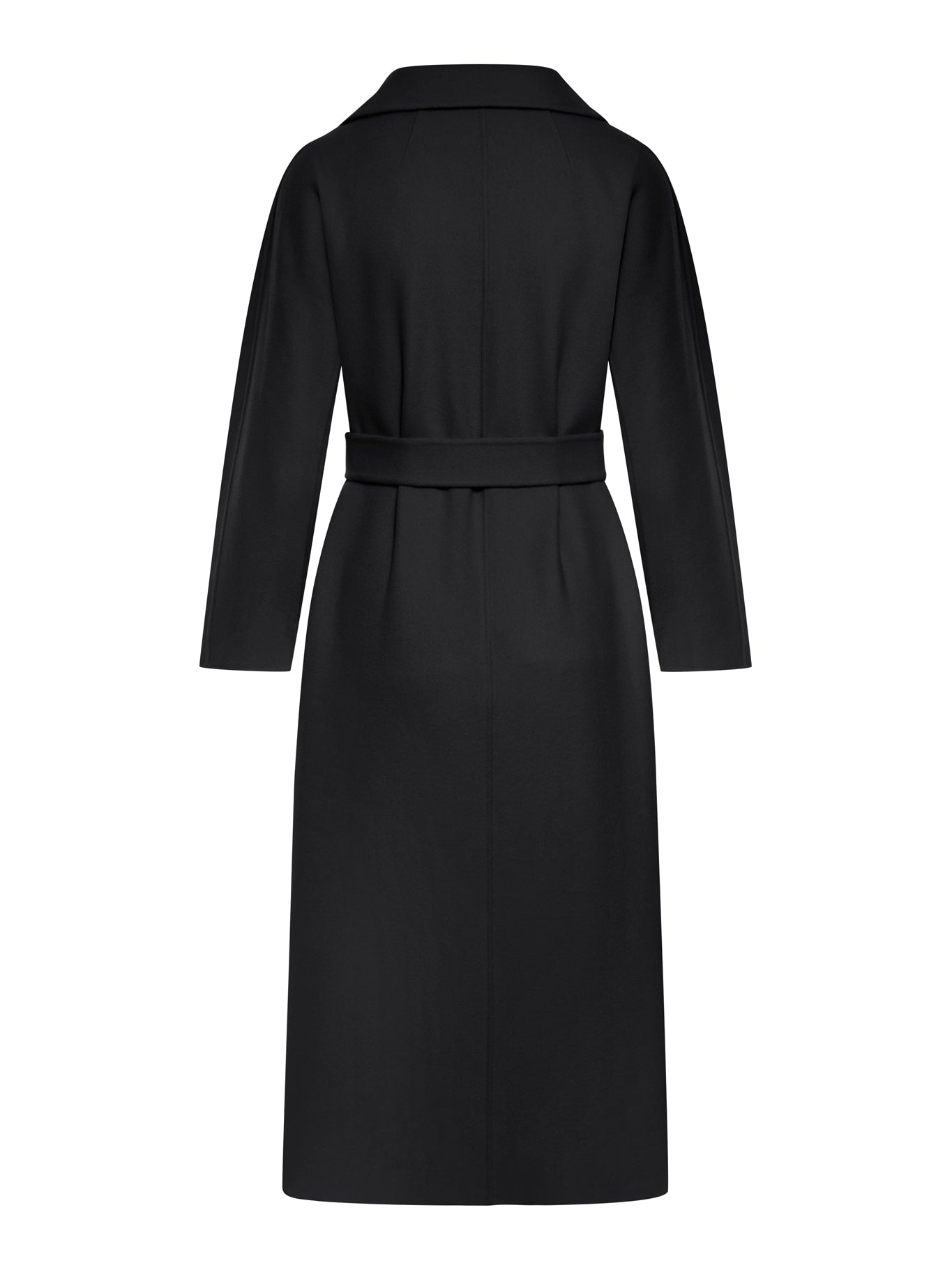 S Max Mara Esturia Black Wool Coat for Women - Elegant Winter Outerwear for Office, Travel & Special Occasions