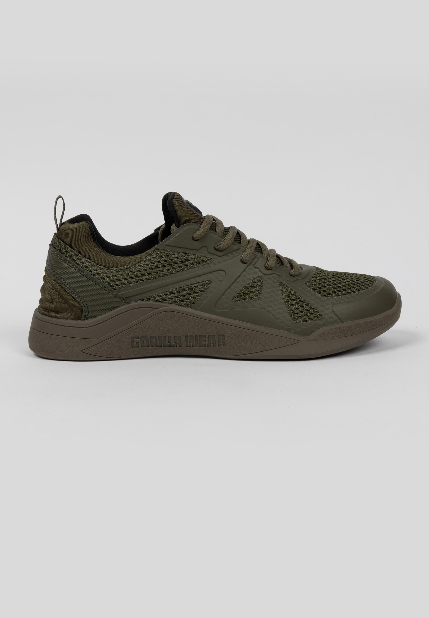 Gorilla Wear Gym Hybrids - Unisex Workout Shoes for Men & Women - Green Color - Perfect for Cross Training, Weightlifting & Gym Workouts