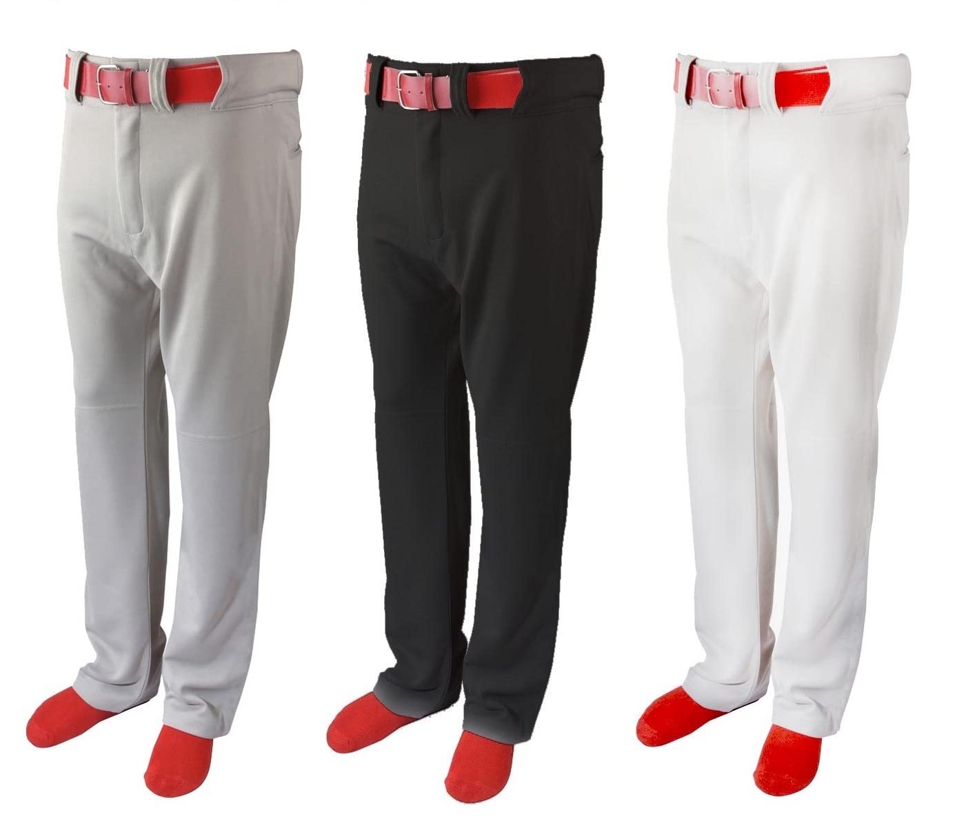 Martin Sports Youth Heavyweight Belt Loop Baseball Pants - Durable Practice & Game Uniform for Boys & Girls - Perfect for Little League, Training, and Team Sports