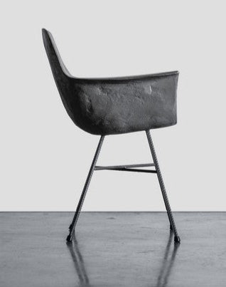 Hauteville Armchair by Lyon Beton - Modern Lounge Chair for Living Room, Office & Reading Nook - Durable & Stylish Accent Furniture