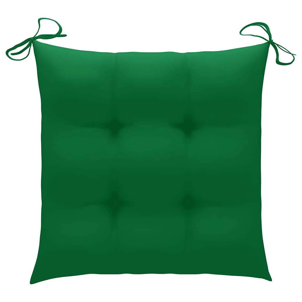 Premium 6-Pack Green Seat Cushions (19.7