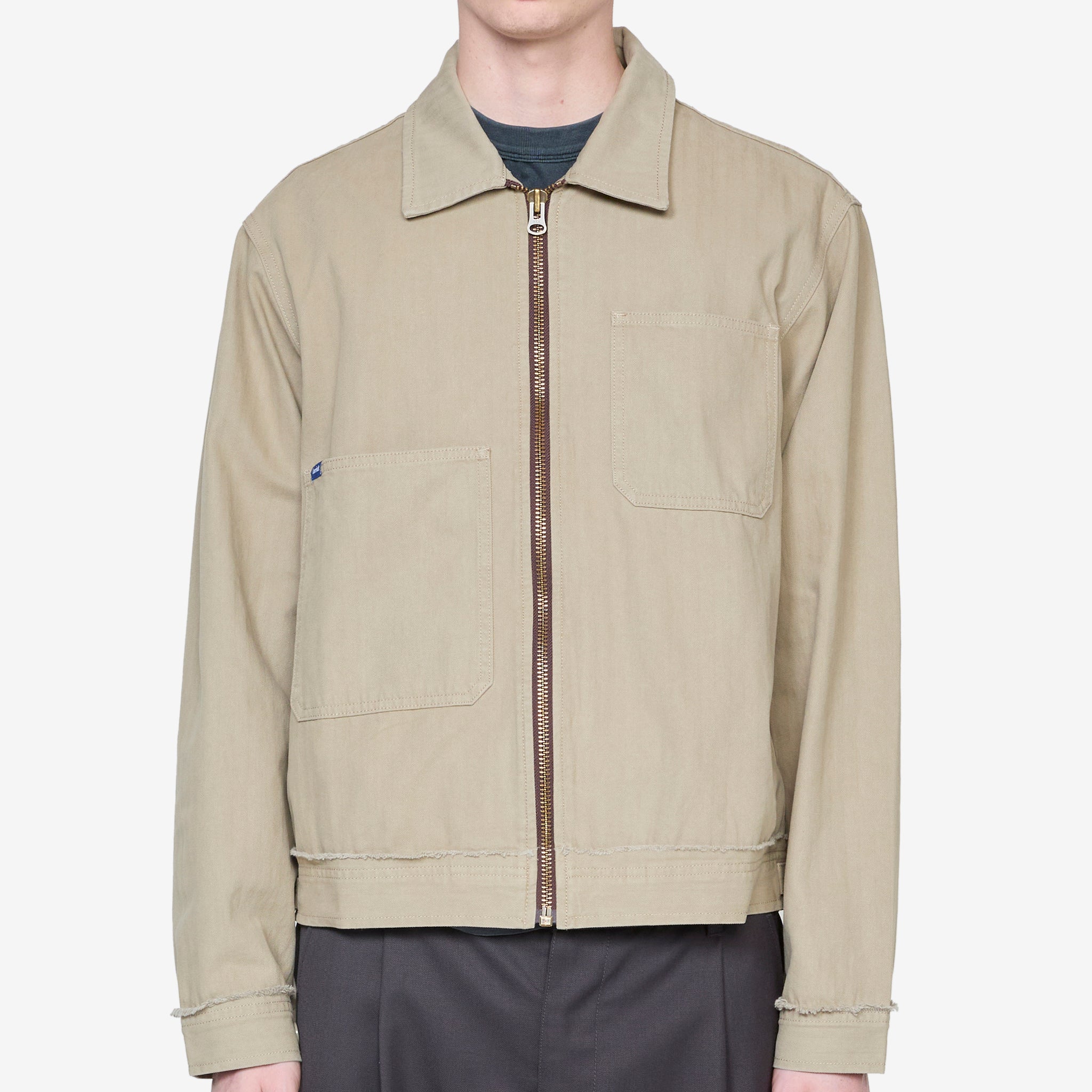 Sage Green Disposable Jacket - Waterproof & Breathable for Medical, Food Service & Industrial Use