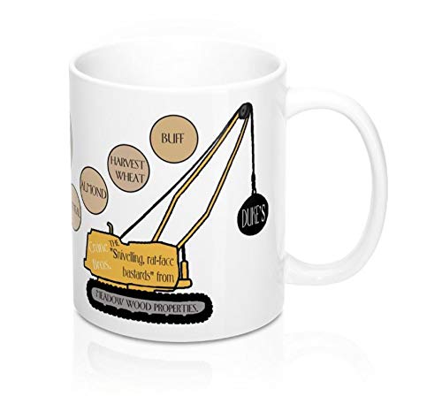 Frasier TV Show Coffee Mug Set of 2 - Crane Brothers & Seattle Skyline Design - Perfect Gift for Frasier Fans, Coffee Lovers & Office Use | Durable Ceramic Mugs for Hot Drinks, Home Decor & TV Show Collectors
