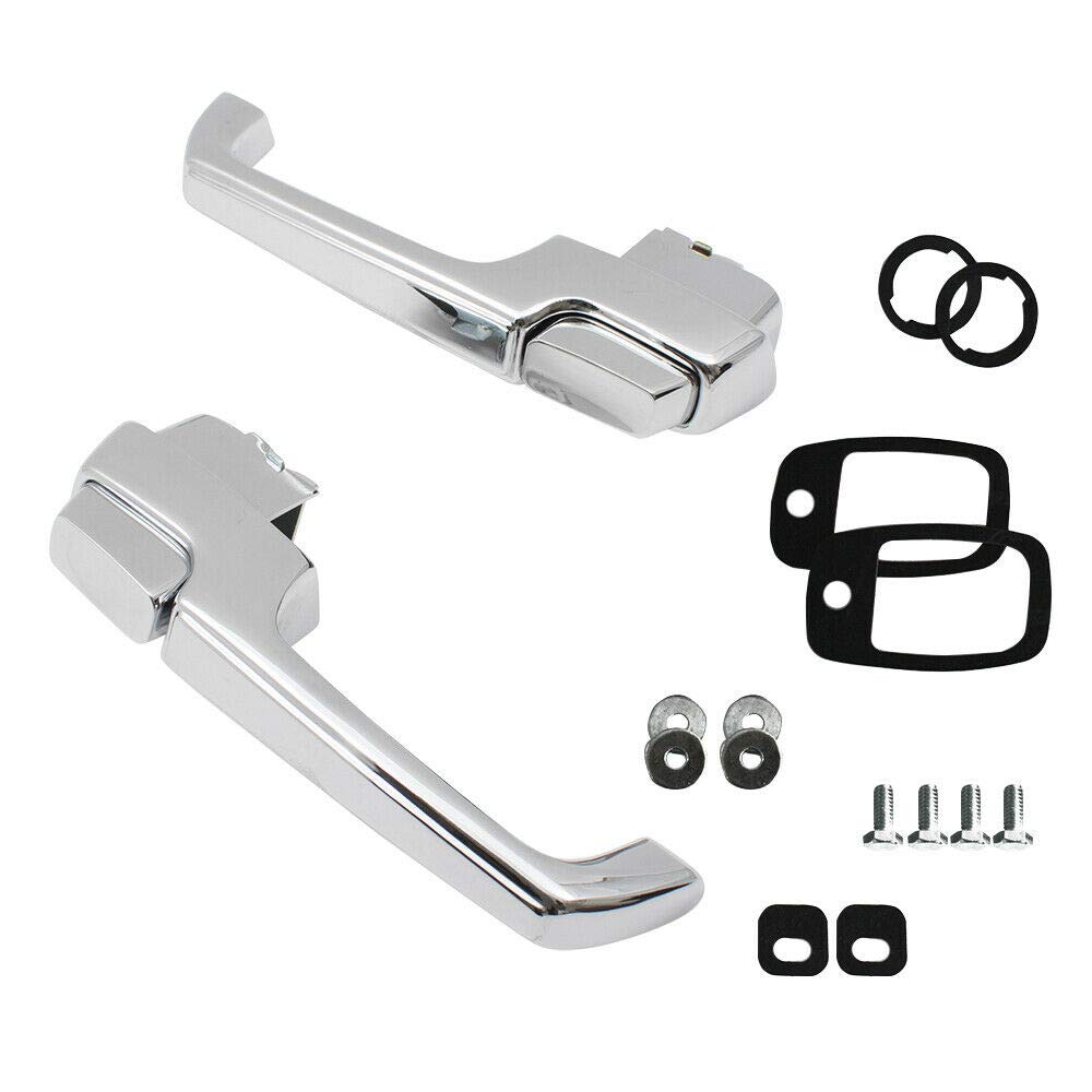Chrome Door Handle Set for Chevy GMC Pickup Truck - Replacement for Blazer Jimmy - Durable Exterior Upgrade for Trucks & SUVs - Perfect for Off-Roading & Daily Commute