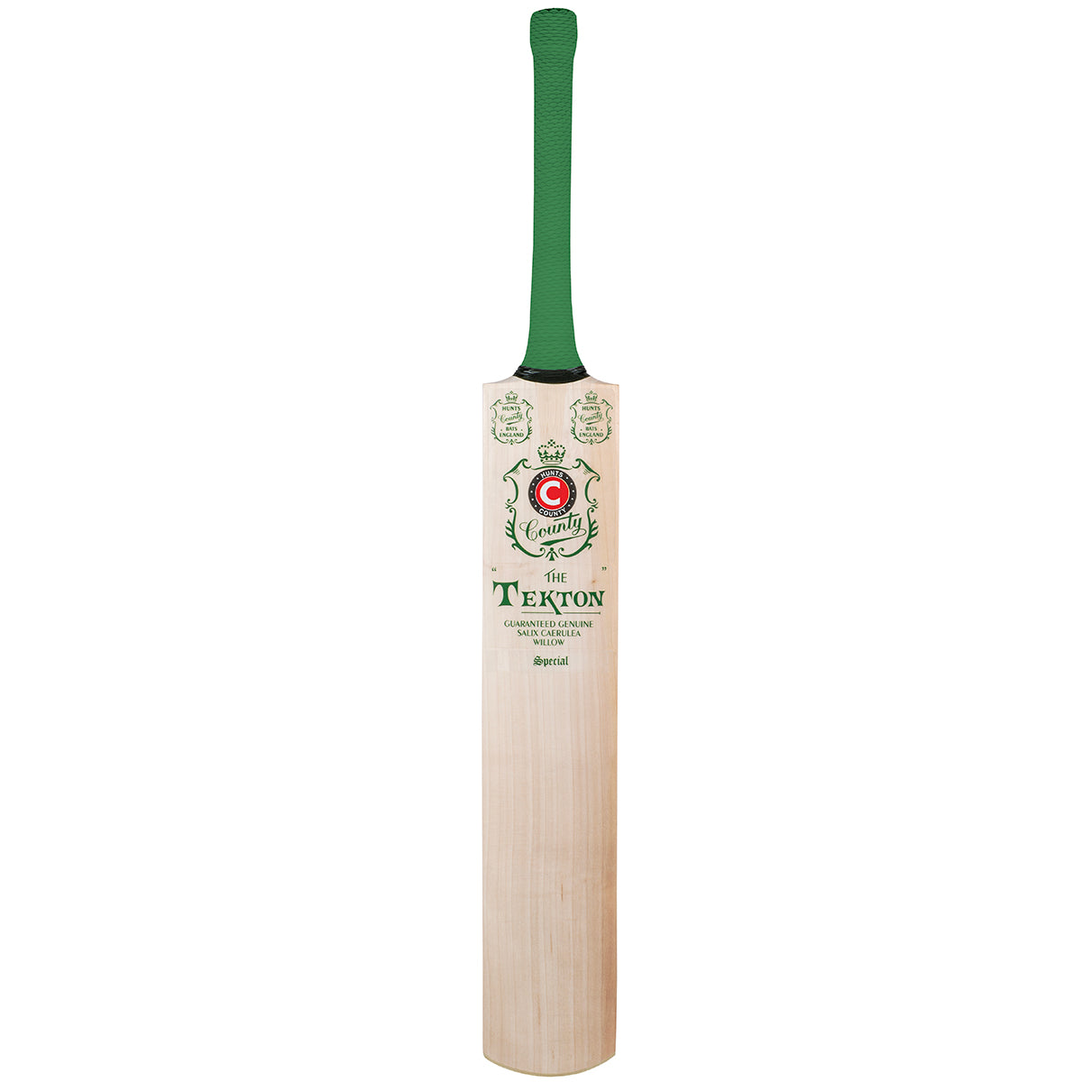 Hunts County Tekton Saluo Professional Cricket Bat - Lightweight English Willow Wood for Adult Players - Perfect for Matches, Training & Backyard Practice