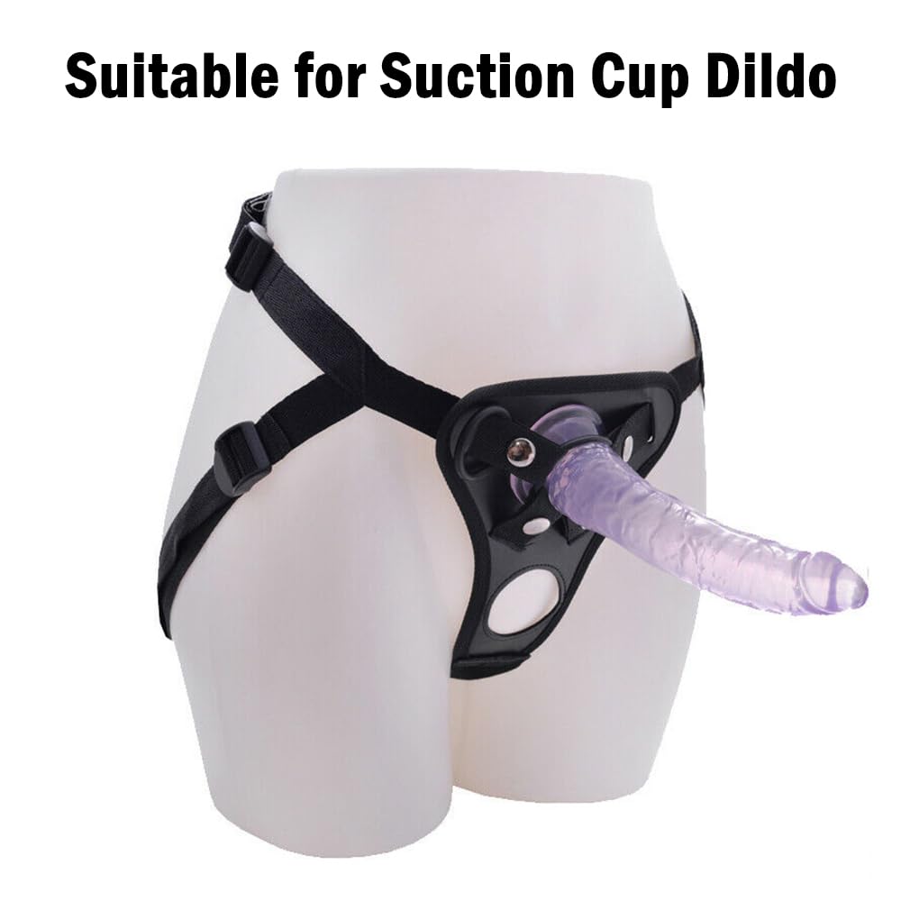Double Penetration Strap-On Harness Pants for Couples - Adjustable BDSM Anal Sex Toy with Dual O-Rings - Universal Fit for Different Sizes - Perfect for Roleplay, Bondage & Spicing Up Your Sex Life