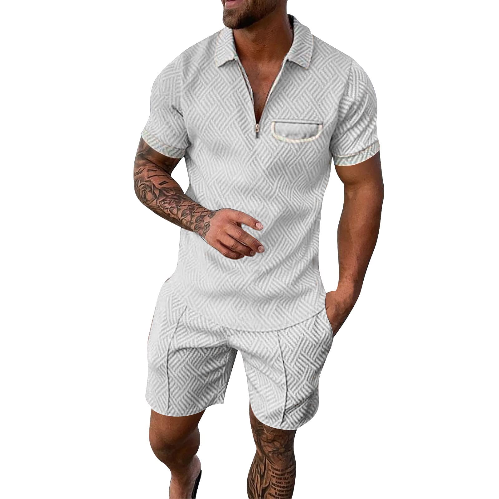 **Men's 3D Printed Short Sleeve Hawaiian Beach Shorts - Tropical Floral Swim Trunks for Summer, Sports & Casual Outfits - Perfect for Pool, Vacation & Outdoor Activities**