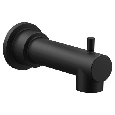 Moen 172656BL Matte Black Align Tub Spout with Diverter - Perfect for Bathroom Faucet Replacement and Shower Upgrades