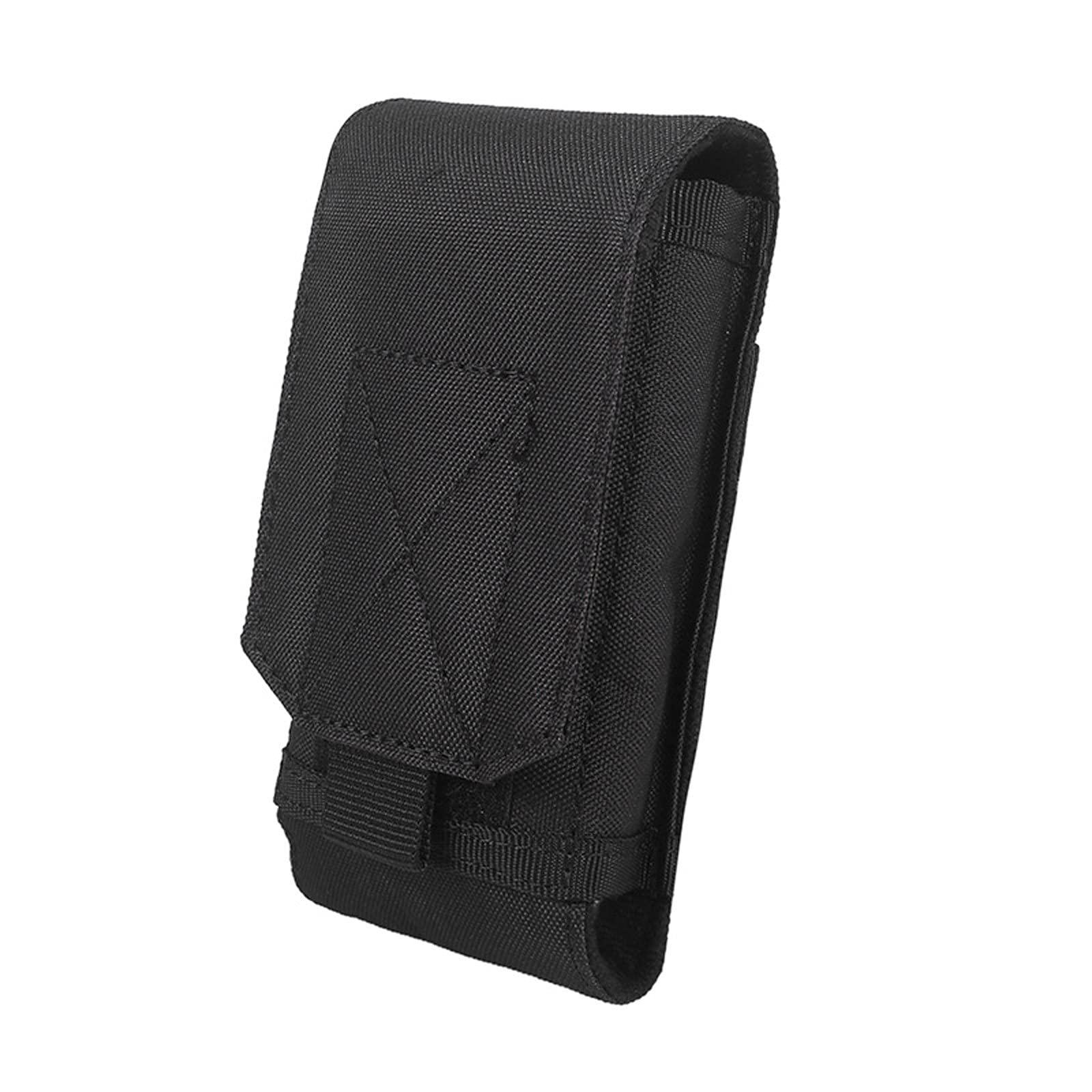 UOCUFY Drawstring Waist Bag - Multifunctional Sports Phone Pouch for Hiking & Running (Black)
