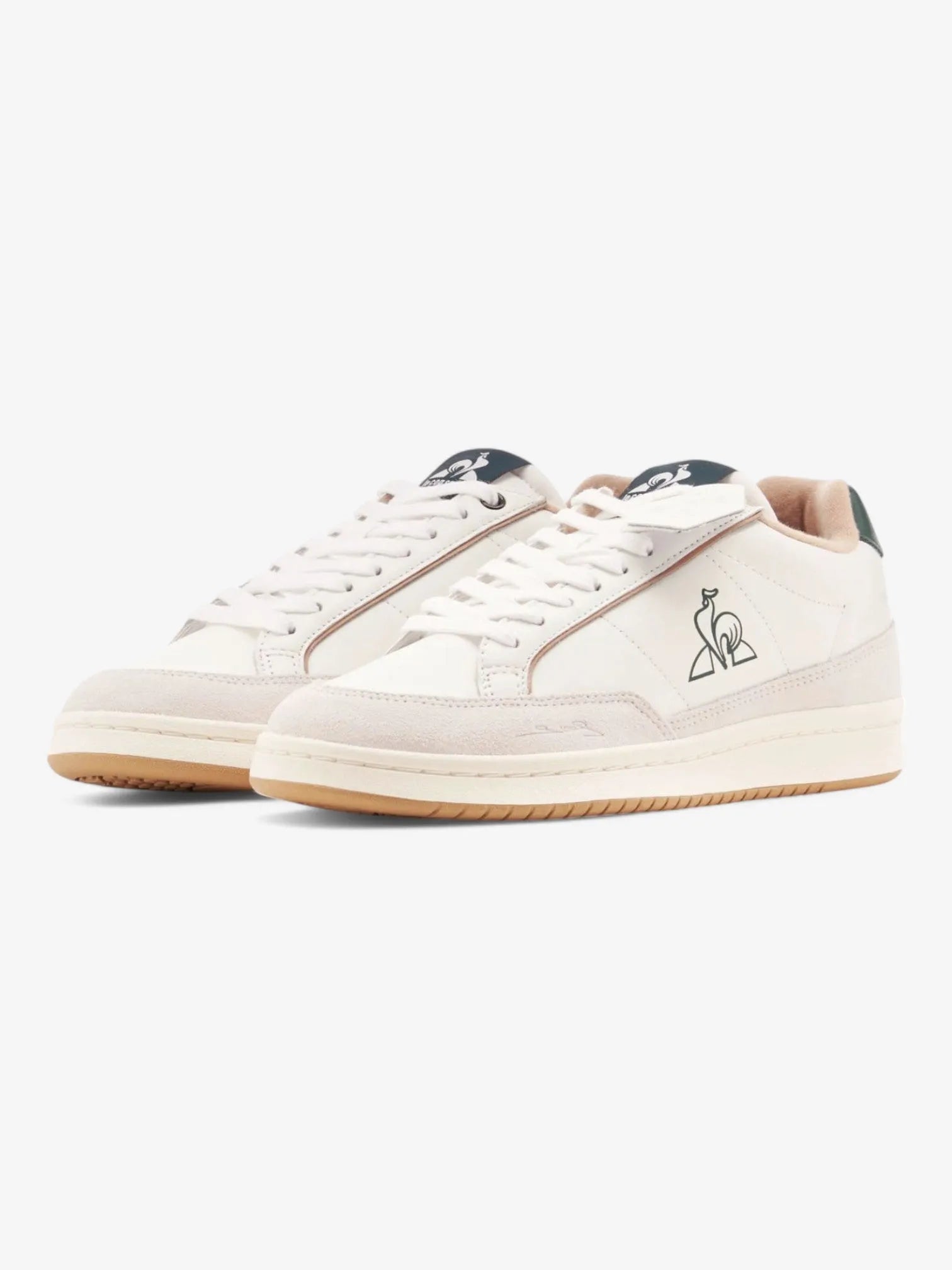 Le Coq Sportif Noah 2 White Green Running Shoes - Lightweight Comfort Sneakers for Men, Women | Perfect for Jogging, Gym Workouts & Casual Wear