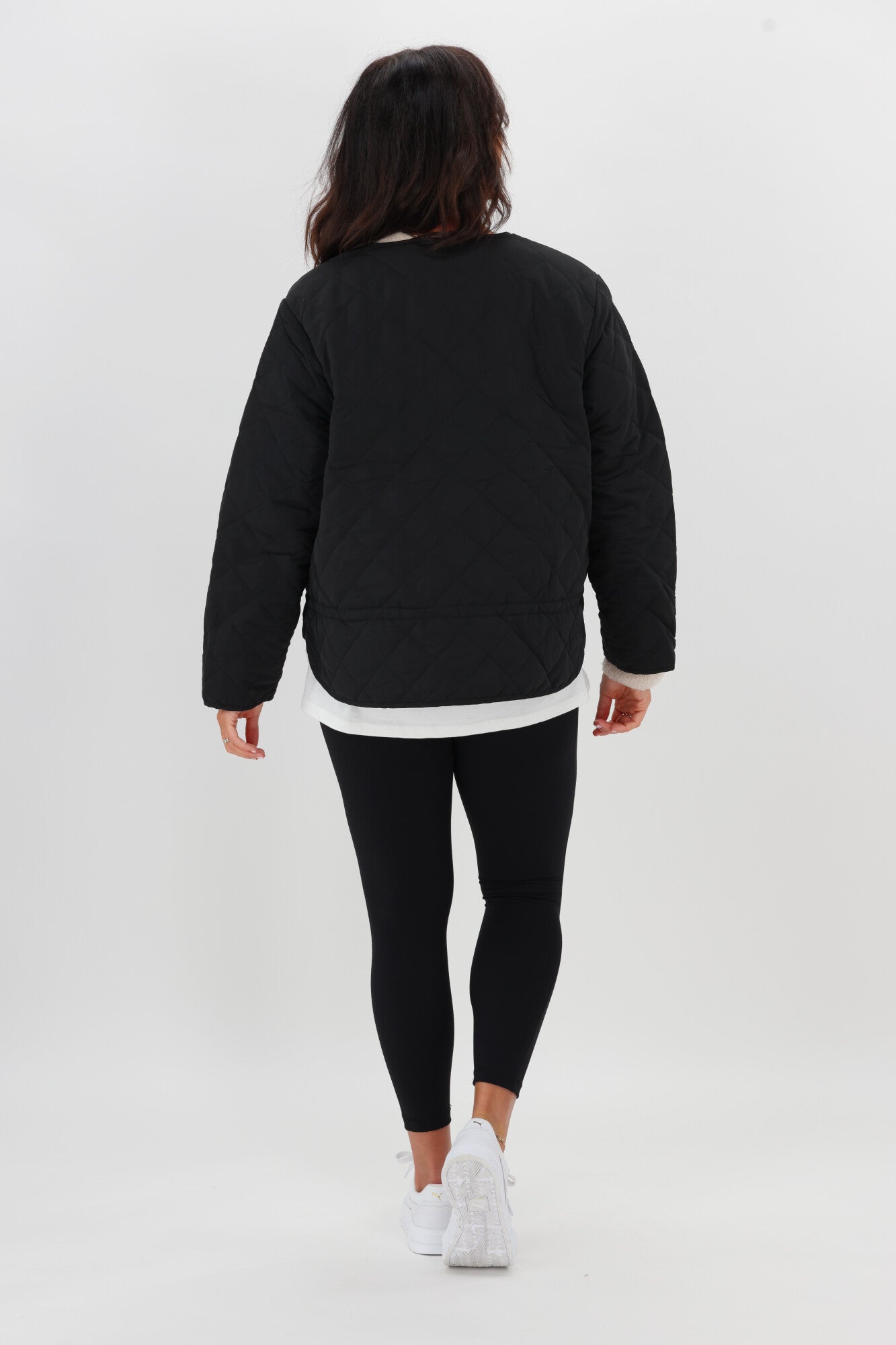 AS Colour Women's Quilted Jacket - Black | Lightweight Warm Winter Coat for Outdoor Activities & Casual Wear
