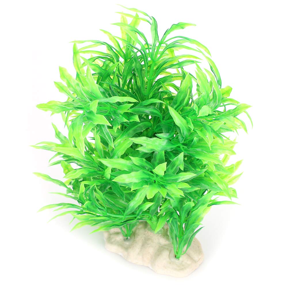 Artificial Bamboo Leaf Aquarium Tree - Realistic Small Landscape Plant for Fish Tank Decor, Simulation Water Grass for Aquarium Landscaping | Perfect for Home, Office & Zen Aquarium Setup