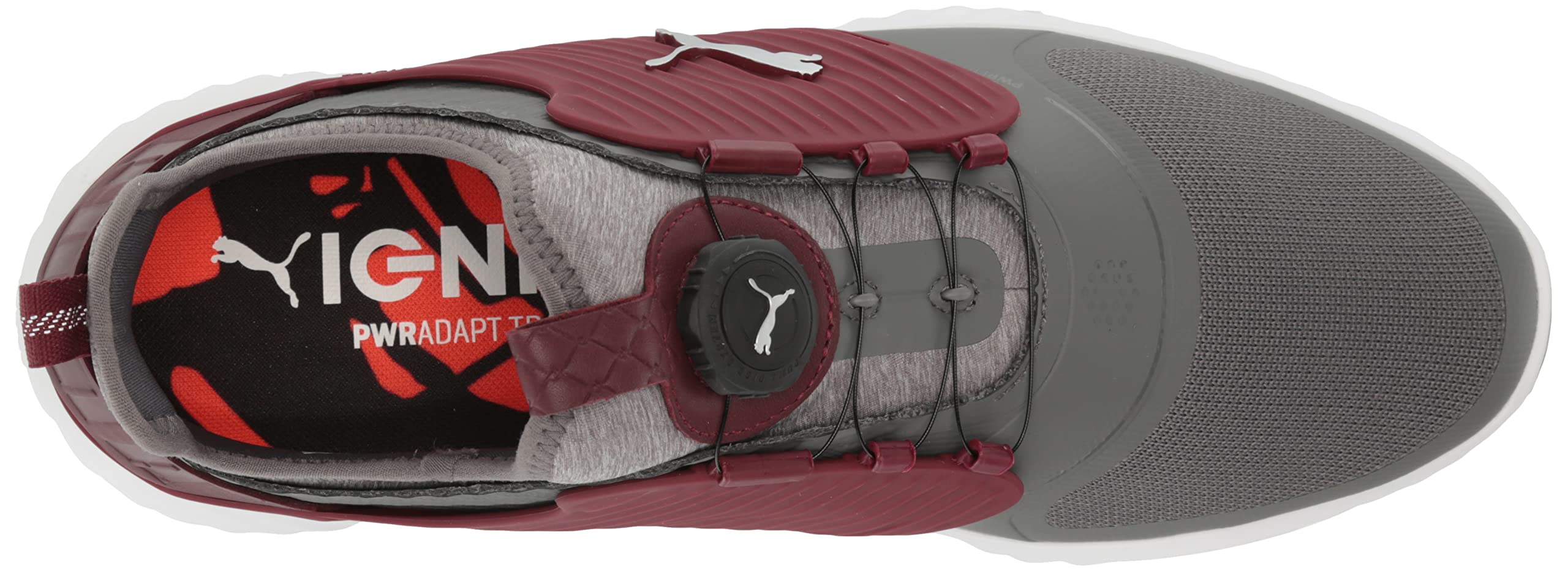 PUMA GOLF Men's Ignite Pwradapt Caged Disc Golf Shoes - Lightweight & Waterproof Spiked Golf Footwear for Men | Perfect for Course Play & Driving Range Practice