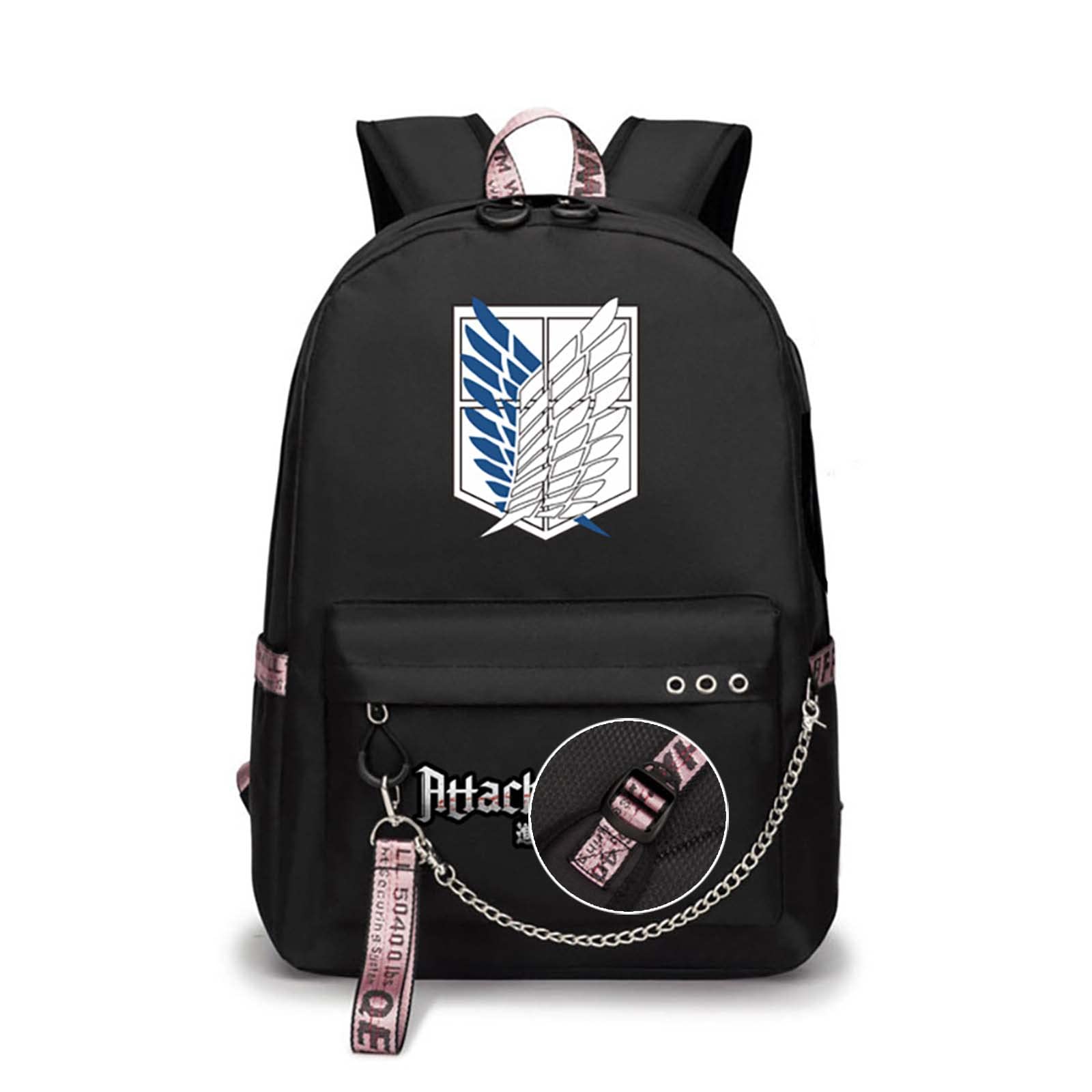 Anime Backpack for School, Laptop & Travel - Stylish Unisex Zipper Backpack for Men & Women | Perfect for College, Work & Outdoor Adventures