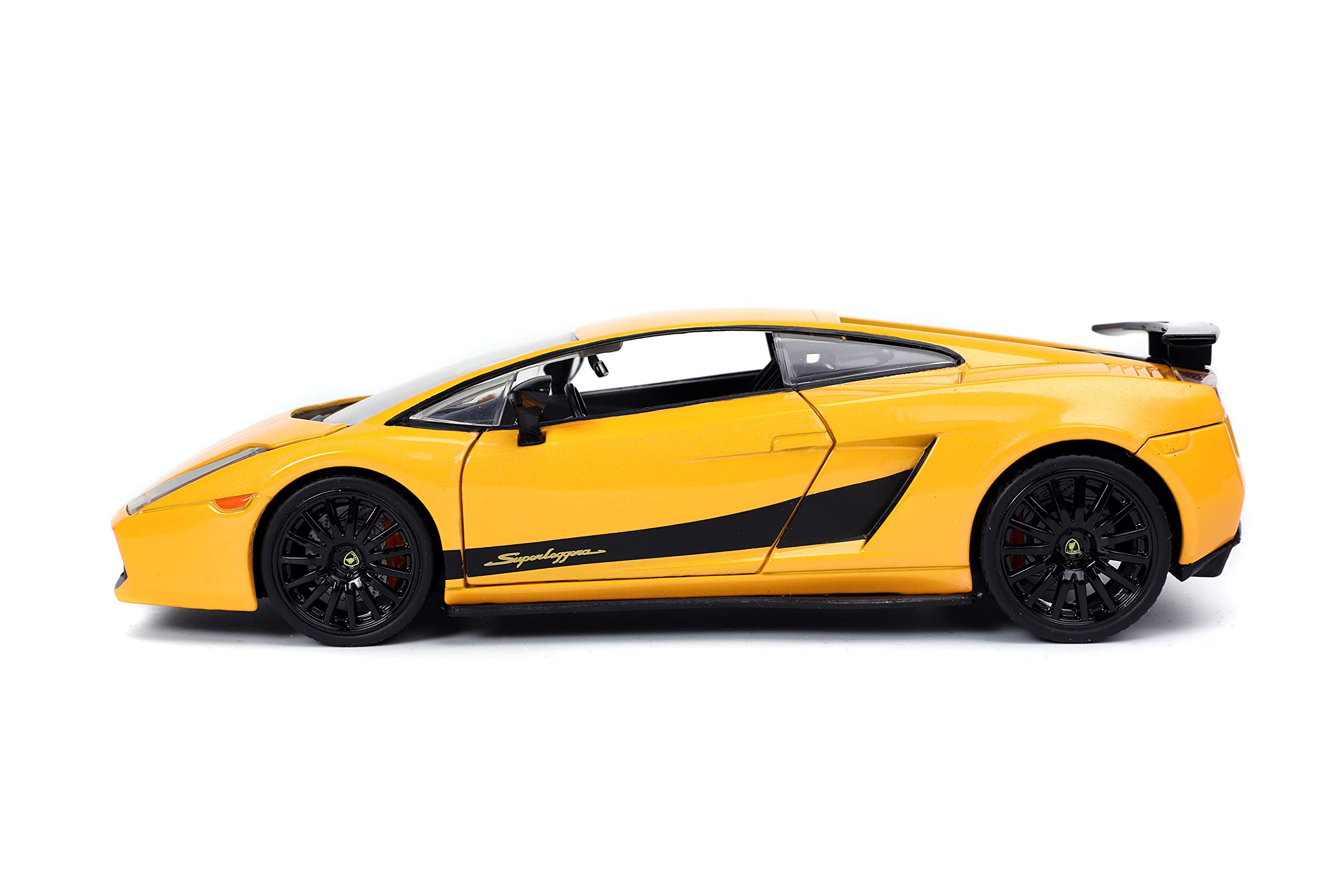 Jada Toys Fast & Furious 1:24 Scale Lamborghini Gallardo Superleggera Die-Cast Model Car - Yellow Collectible Toy for Kids & Adults - Perfect for Display, Gift Giving & Movie Fans Collection