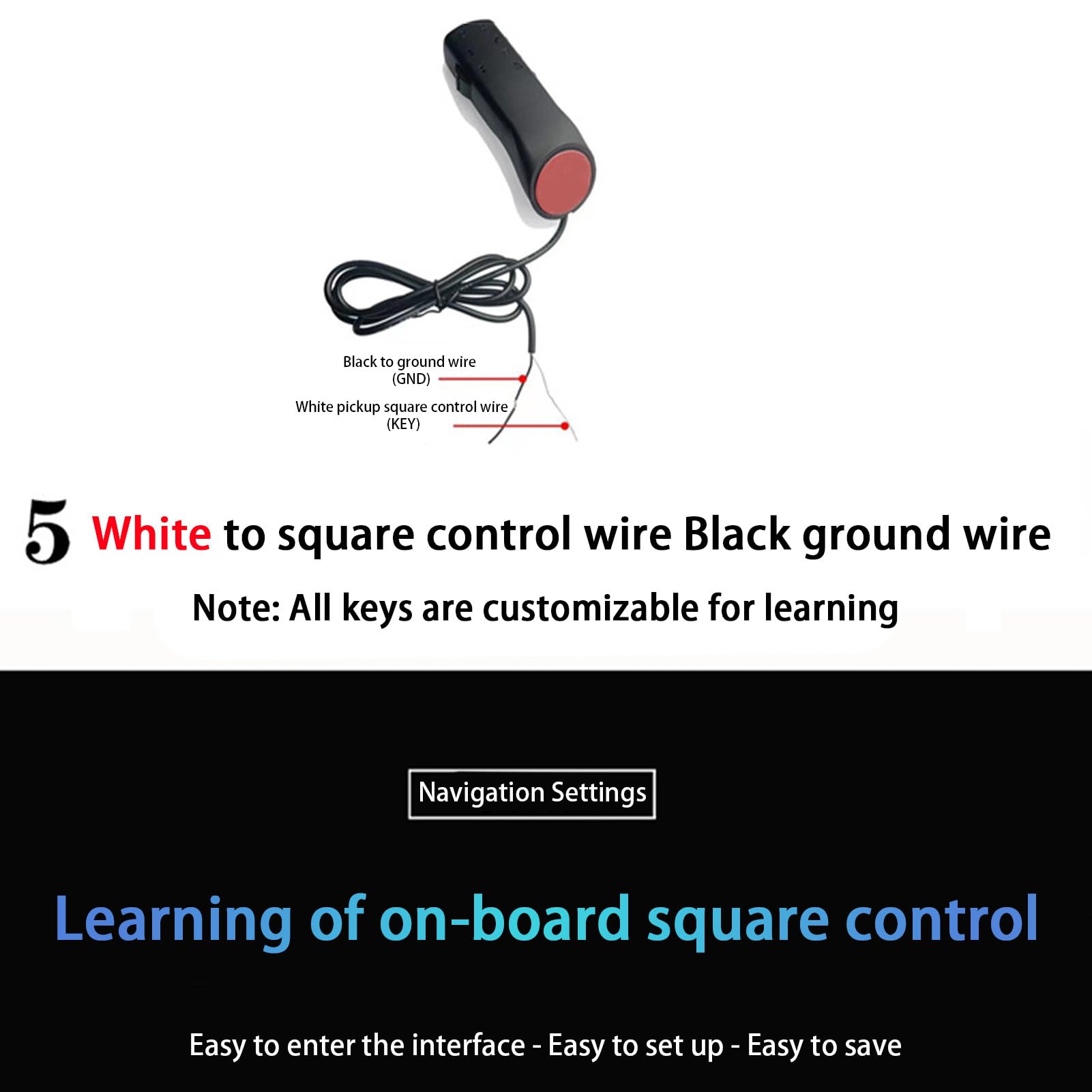 Universal 7-Button Wireless Steering Wheel Radio Control - Hands-Free Car Audio Remote with Toggle Switch for Safer Driving | Compatible with Most Vehicles | Perfect for Commuting, Road Trips & Music Lovers