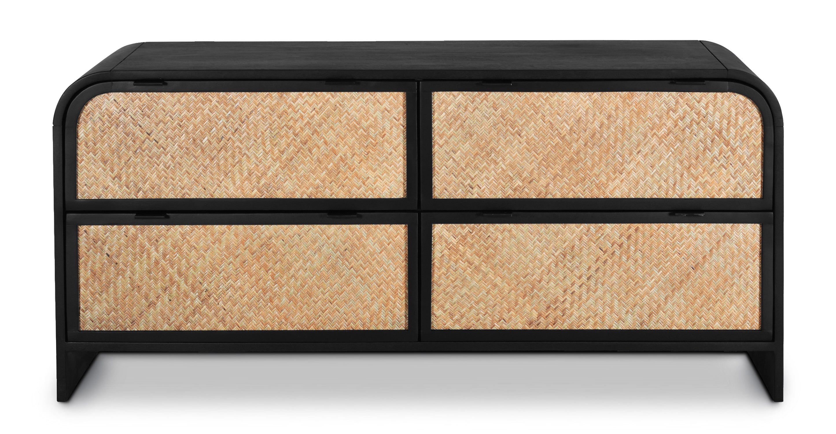 Seville Dresser - Modern 6-Drawer Chest for Bedroom, Living Room & Office - Solid Wood Storage Organizer for Clothes, Linens & Essentials