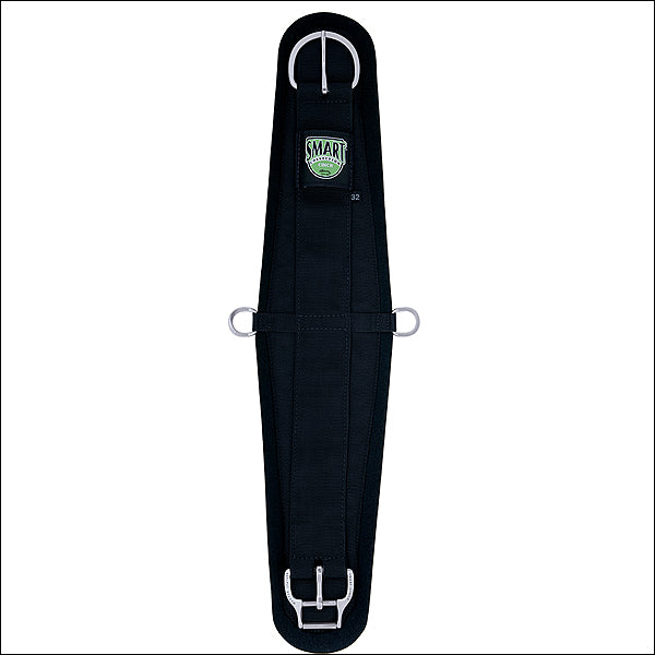 36 Inch Weaver Horse Tack Black Felt Lined Roper Smart Cinch - Durable Western Cinch for Barrel Racing, Trail Riding & Ranch Work