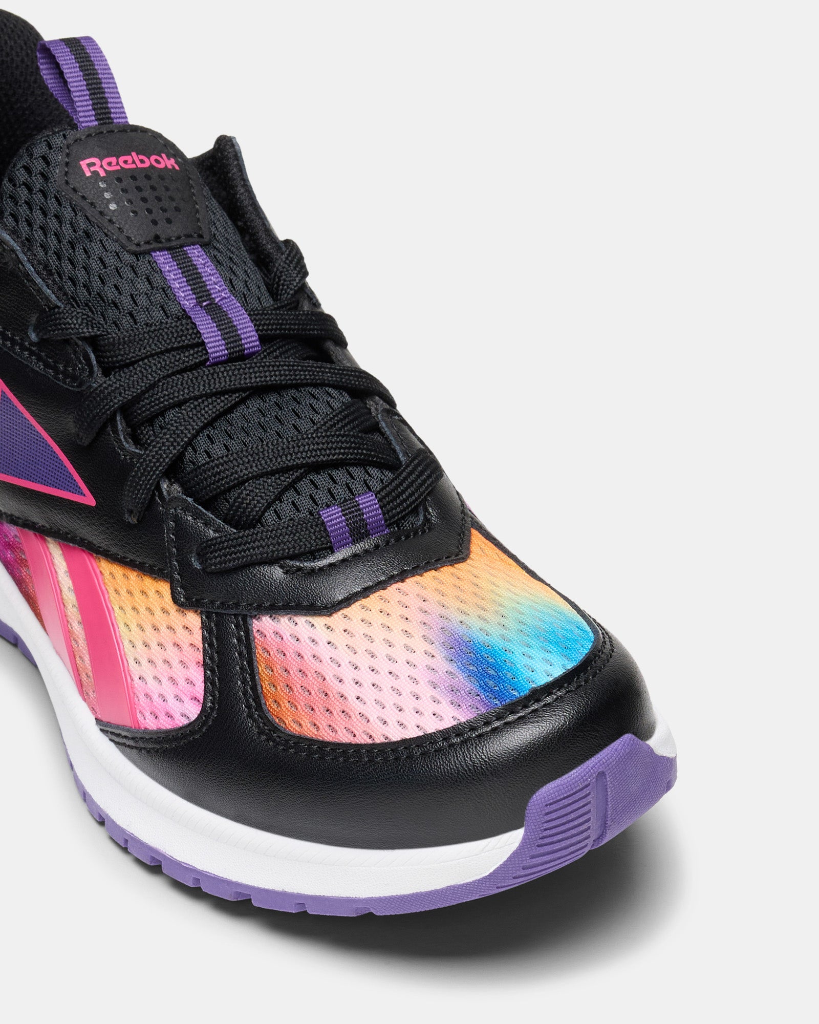 Reebok Road Supreme 4.0 Running Shoes for Men - Black/Purple Athletic Sneakers for Jogging, Gym & Casual Wear