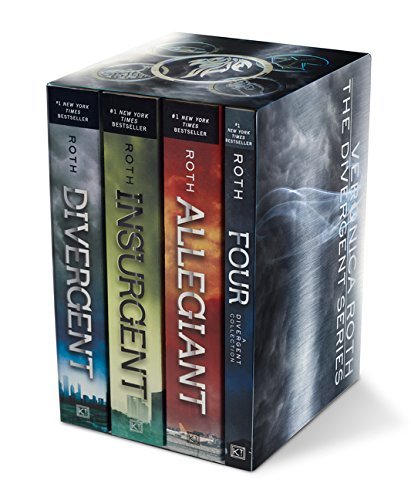 Divergent Series 4-Book Paperback Box Set by Veronica Roth - Includes Divergent, Insurgent, Allegiant & Four | Complete Dystopian Fiction Collection for Teens & Adults | Perfect for Book Clubs, Gifts & Fantasy Readers