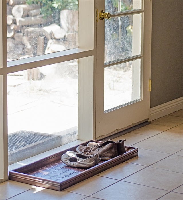 Circles Multi-Purpose Boot Tray - Durable Shoe Mat for Entryway, Mudroom & Garage - Waterproof Dirt Catcher for Wet Shoes & Boots - Perfect for Home, Office & Outdoor Use