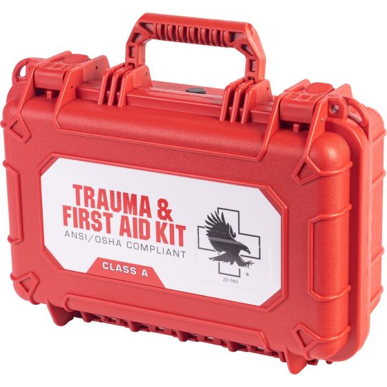 North American Rescue Trauma & First Aid Kit (TFAK) - Complete Emergency Medical Supplies for Home, Car & Outdoor Survival | Bleeding Control & Wound Care Essentials