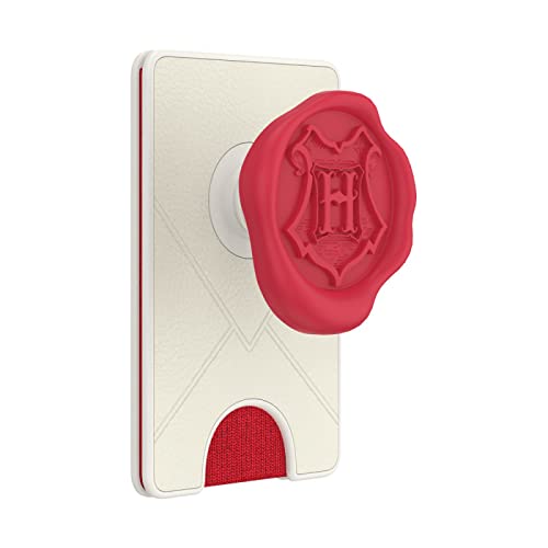 Harry Potter PopWallet - Expandable Phone Grip with Card Holder | Hogwarts Letter Design | Secure Phone Wallet for Cards & Cash | Perfect for Travel, Commuting & Hands-Free Use