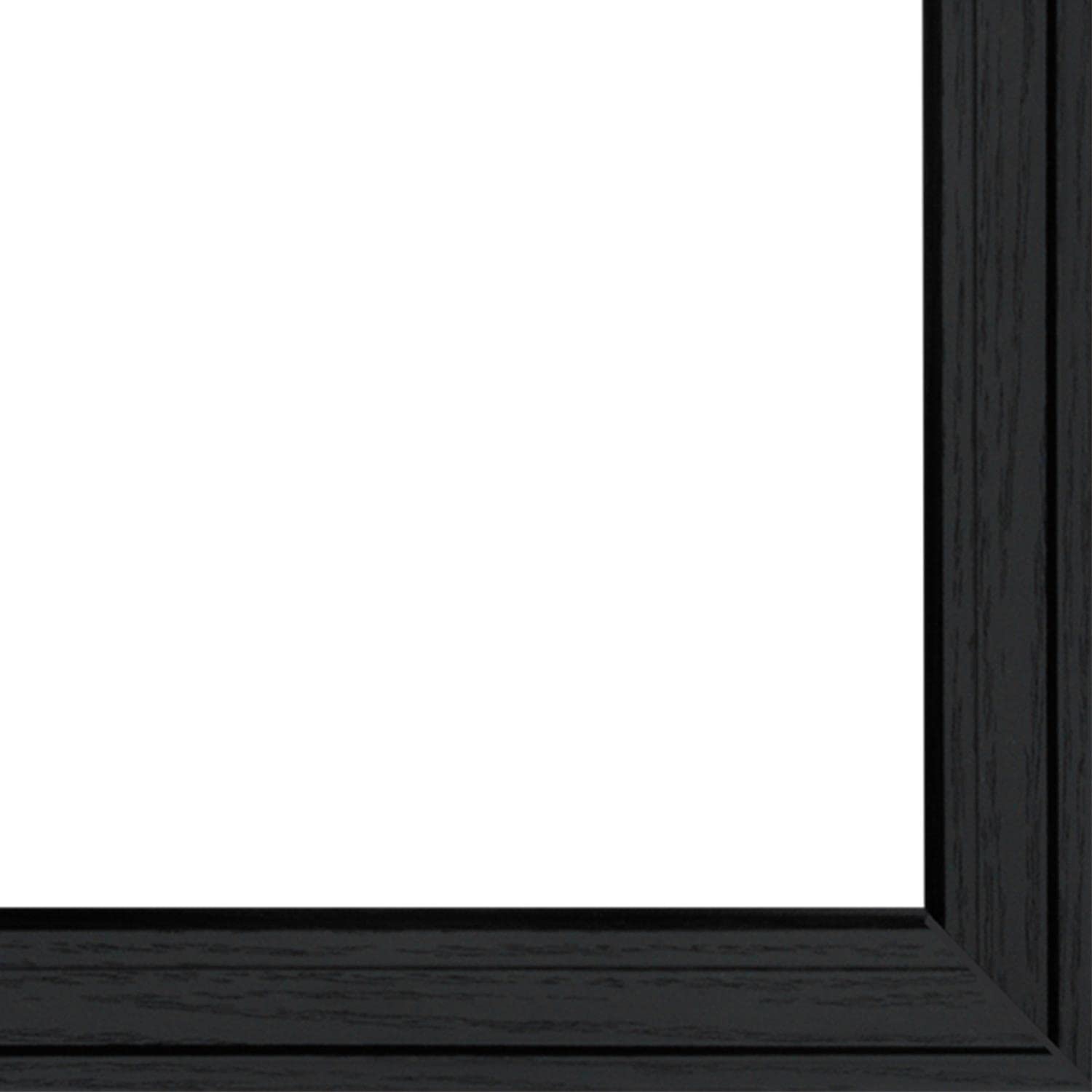 4-Piece Kitchen Collection IV Vignette Set with 7-Peg Mug Rack - Black Frame by Millwork Engineering | Perfect for Coffee Mug Storage & Kitchen Organization