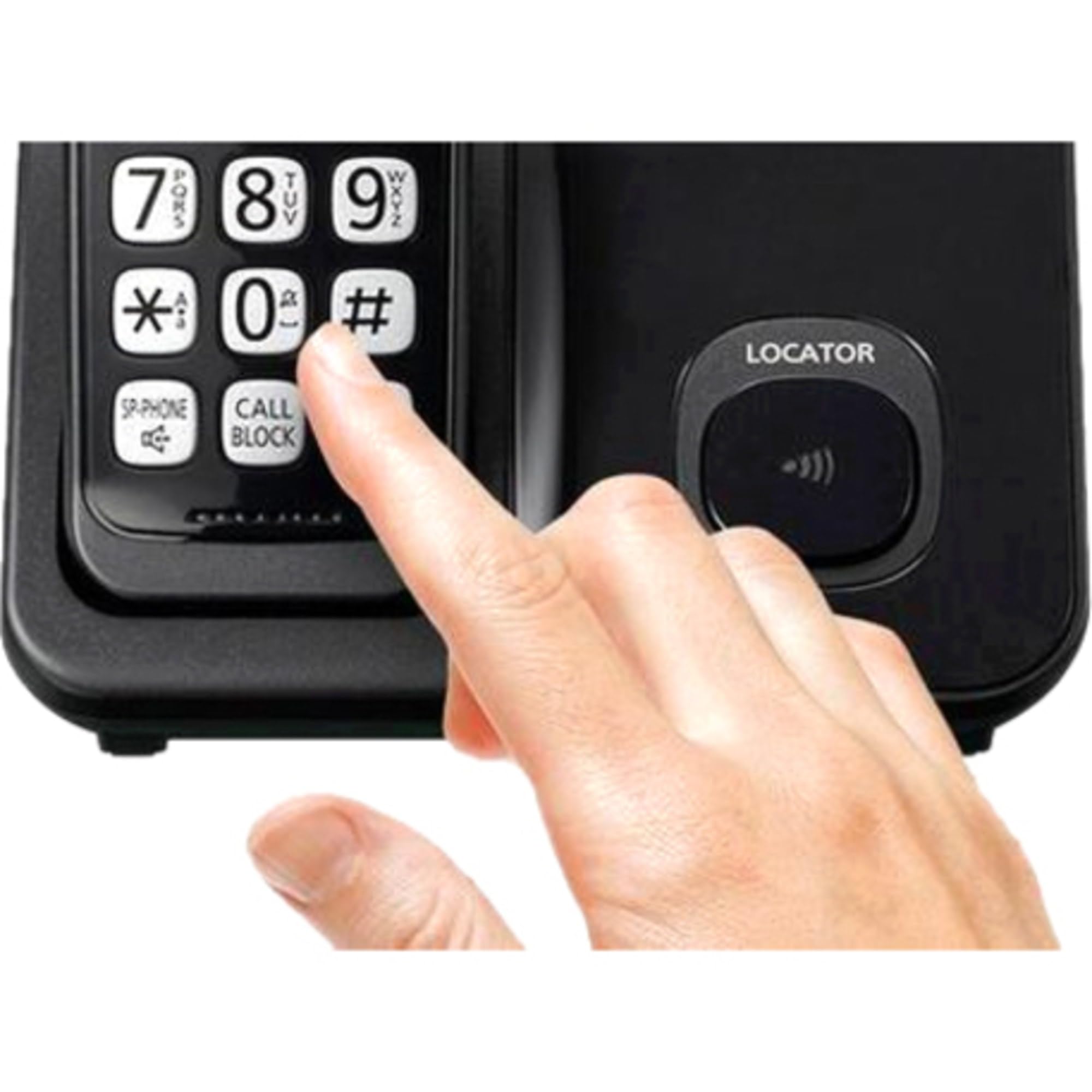Panasonic KX-TGD513B Expandable Cordless Phone System with Call Blocking - 3 Handsets for Home & Office Use | Reliable Wireless Communication with Caller ID & Answering Machine