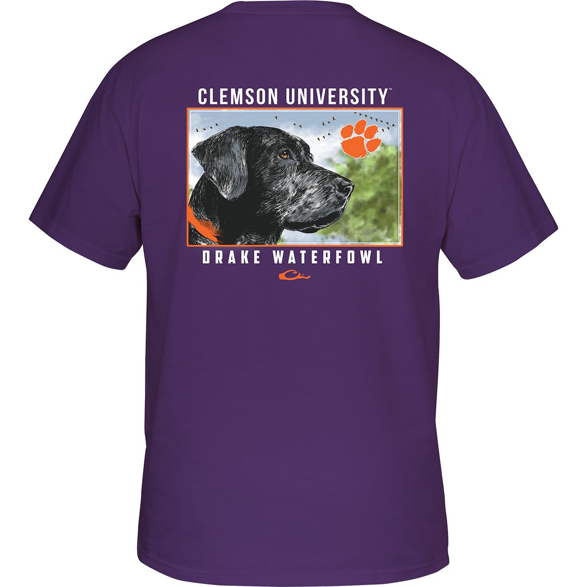 Clemson Black Lab T-Shirt | Comfortable Cotton Graphic Tee for Men & Women | Perfect for Game Day, Casual Wear & Gifts
