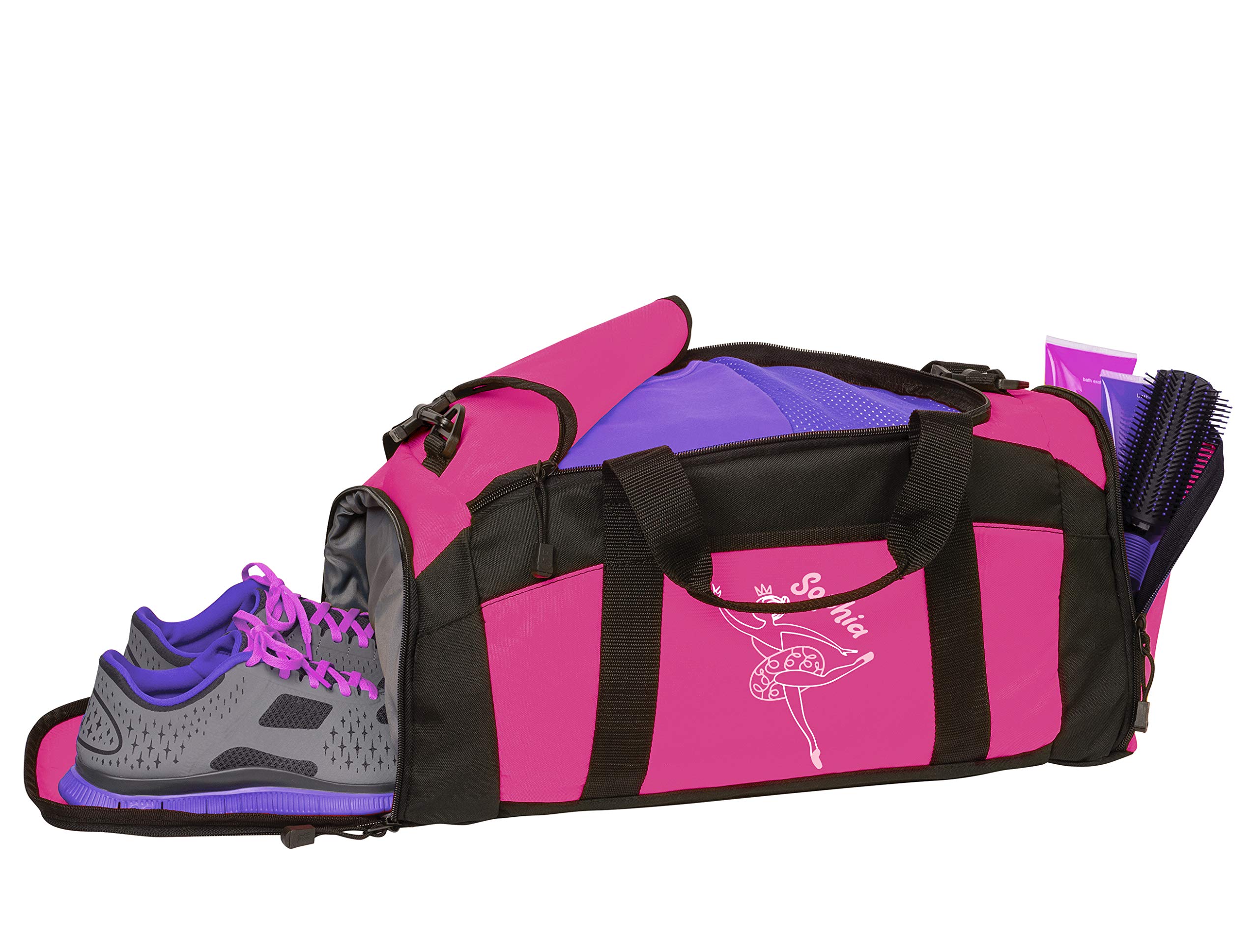 Personalized Dance Duffle Bag - Custom Monogrammed Dance Bag for Ballet, Jazz & Hip Hop - Perfect for Dance Classes, Competitions & Rehearsals
