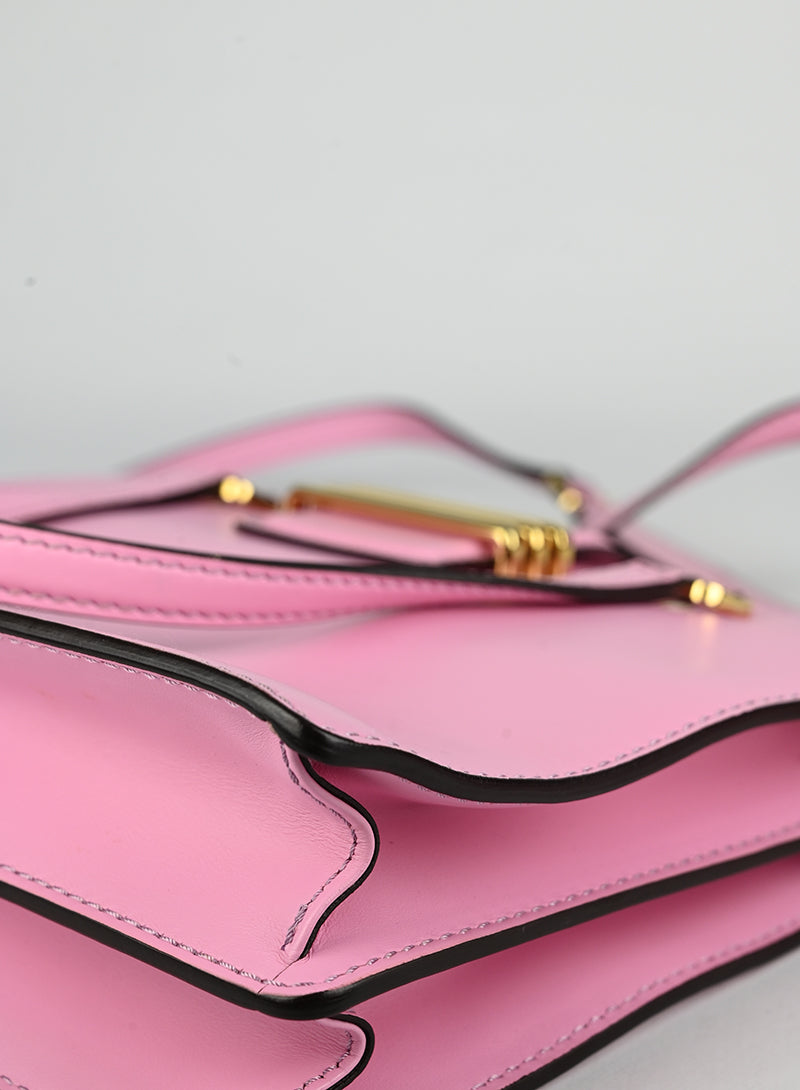 Etro Pink Leather Crossbody Bag for Women - Stylish & Elegant Shoulder Purse for Daily Use, Travel & Parties