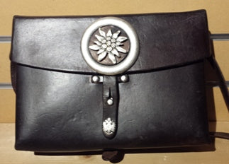 Vintage Swiss Military Leather Handbags for Men & Women - Durable Army Style Messenger Bags for Travel, Hiking & Everyday Use