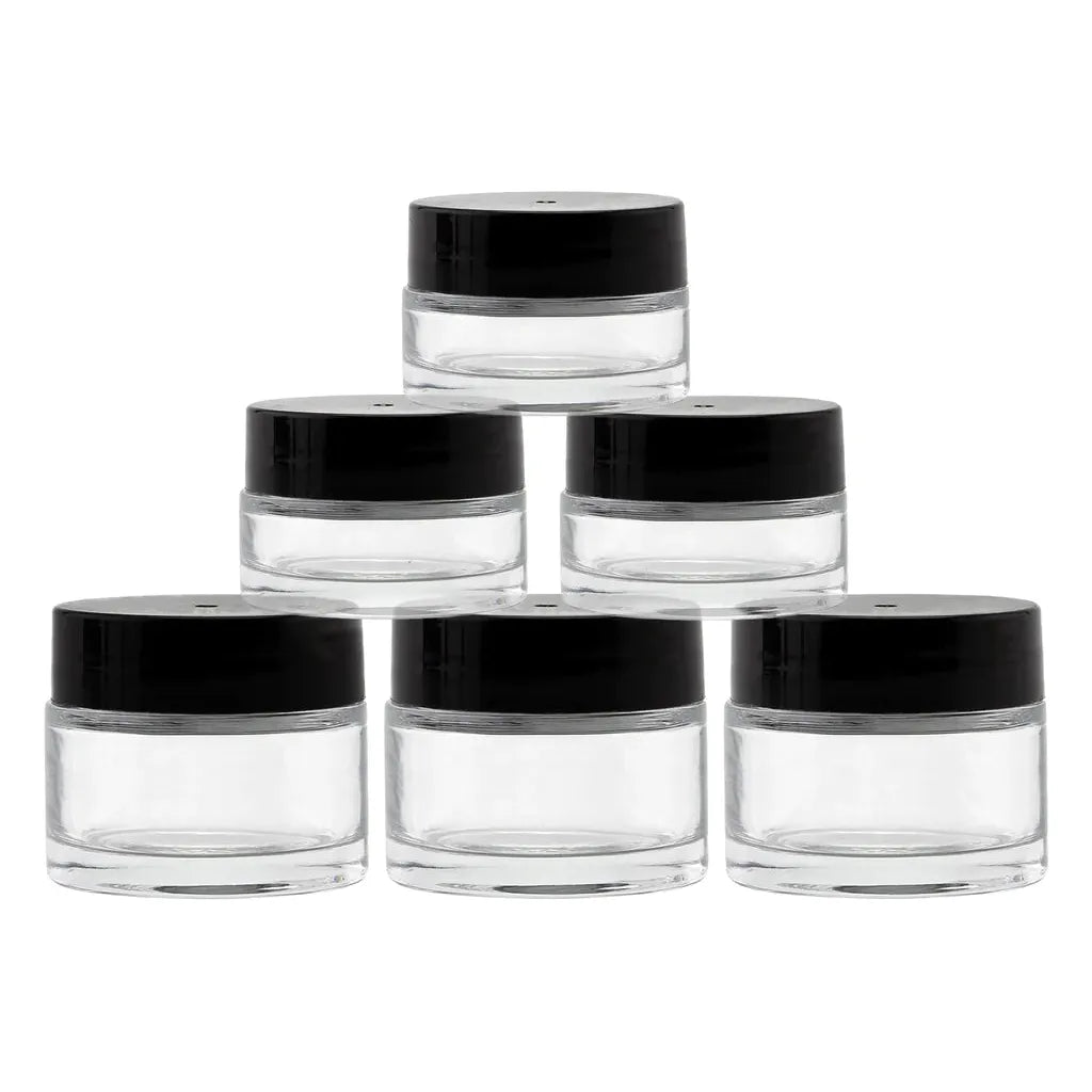 Rosineer 5ml & 3ml Essential Oil Concentrate Jars Set - Perfect for Aromatherapy, DIY Blends & Travel Storage