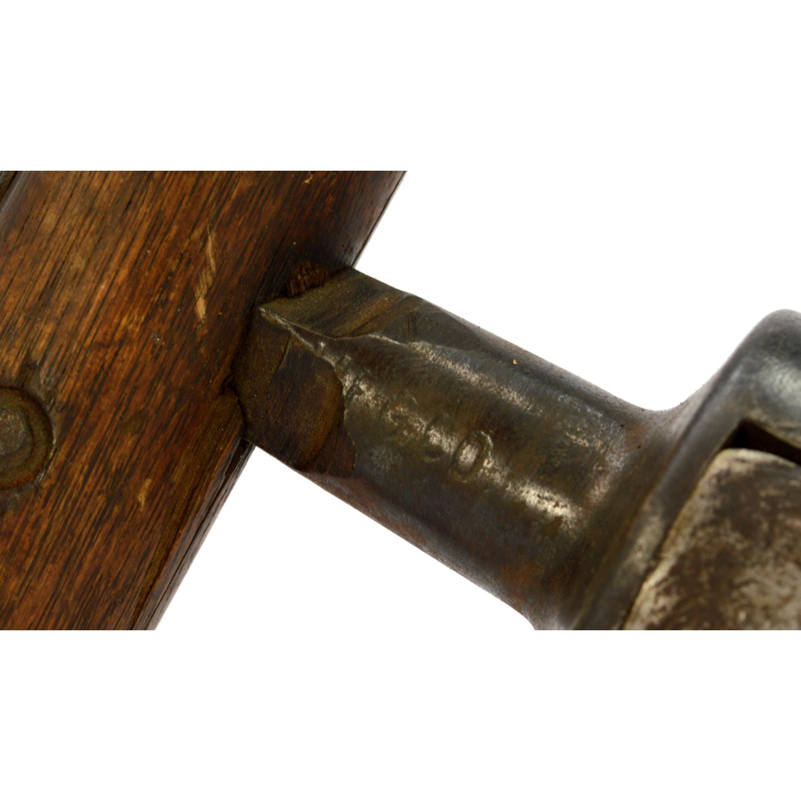 Vintage Bung Hole Drill with T-Handle - Antique Wine & Whiskey Barrel Auger Tool - Perfect for Home Brewing, Barrel Repair & Primitive Woodworking Projects