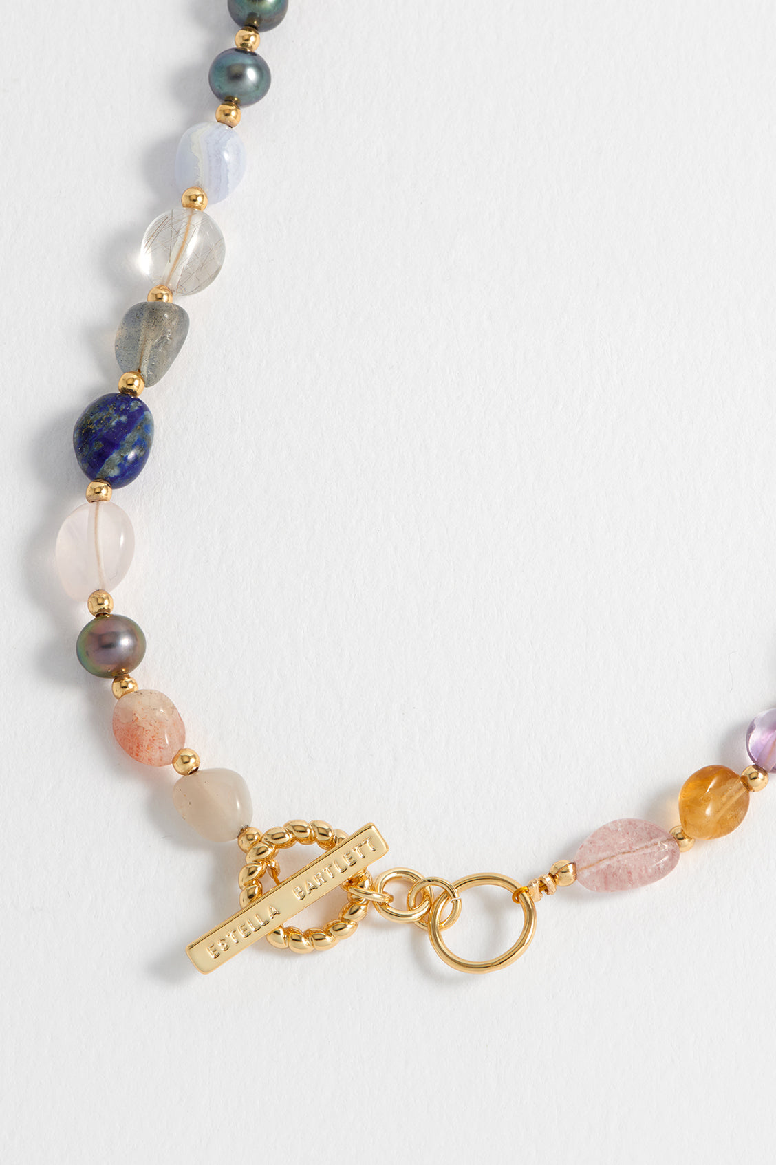 Stylish Multi Beaded T Bar Necklace for Women - Elegant Layered Jewelry for Everyday Wear, Date Night & Special Occasions