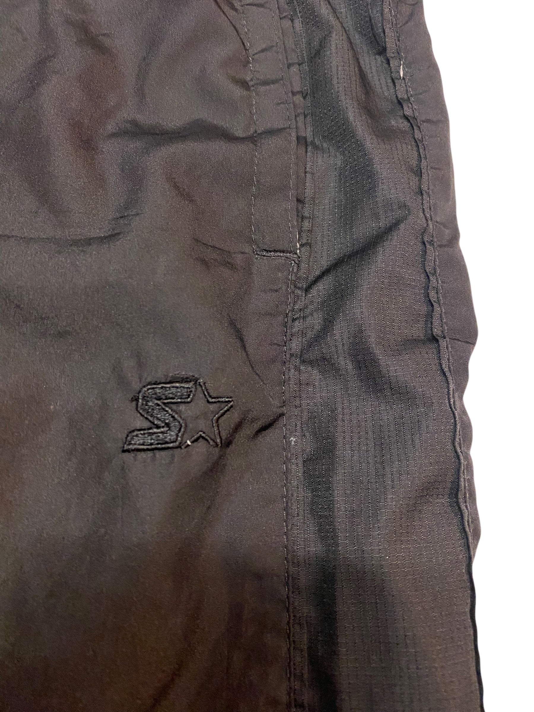 Vintage Baggy Track Pants for Men & Women - Waterproof Nylon Jogger Pants with Elastic Waist - Retro Streetwear Style #8886 - Perfect for Running, Gym, and Casual Outfits
