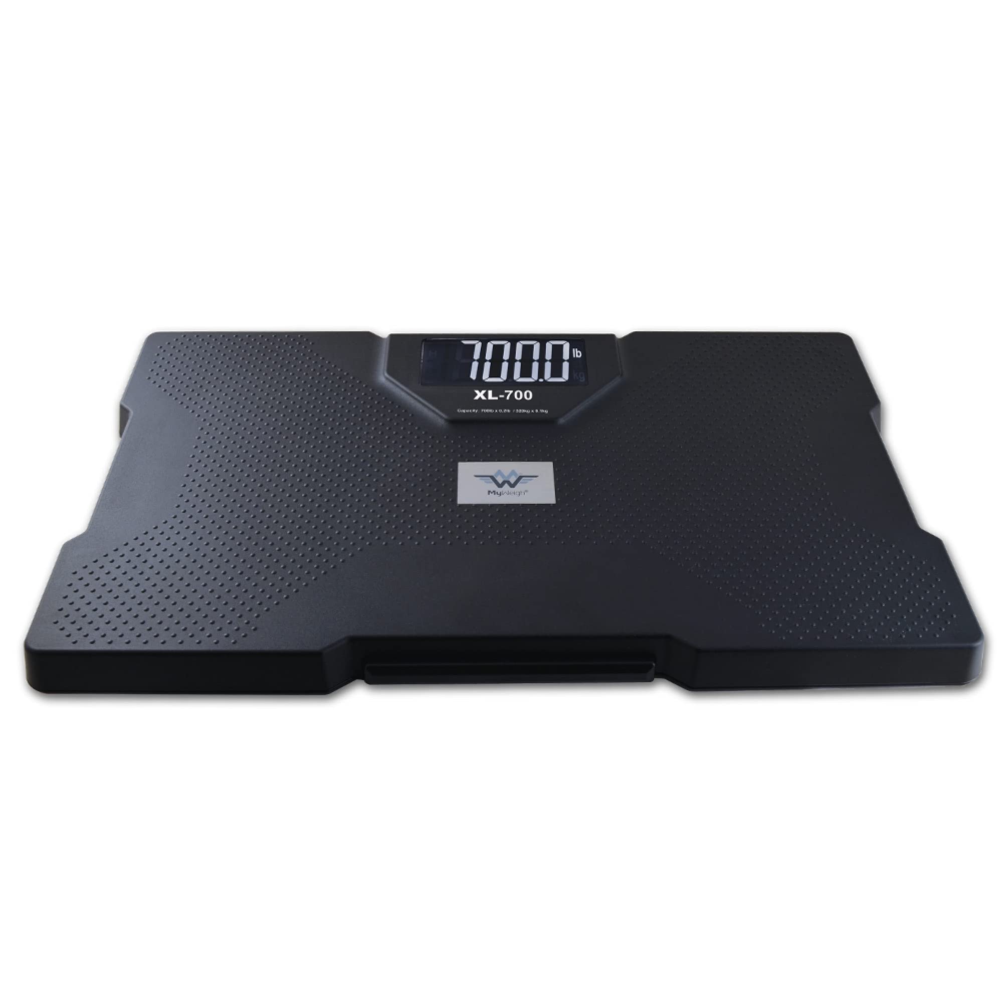 My Weigh XL-700 Digital Talking Bathroom Scale - 700 lb/320 kg Capacity - Voice Announcement for Visually Impaired - Perfect for Home, Gym & Healthcare Use
