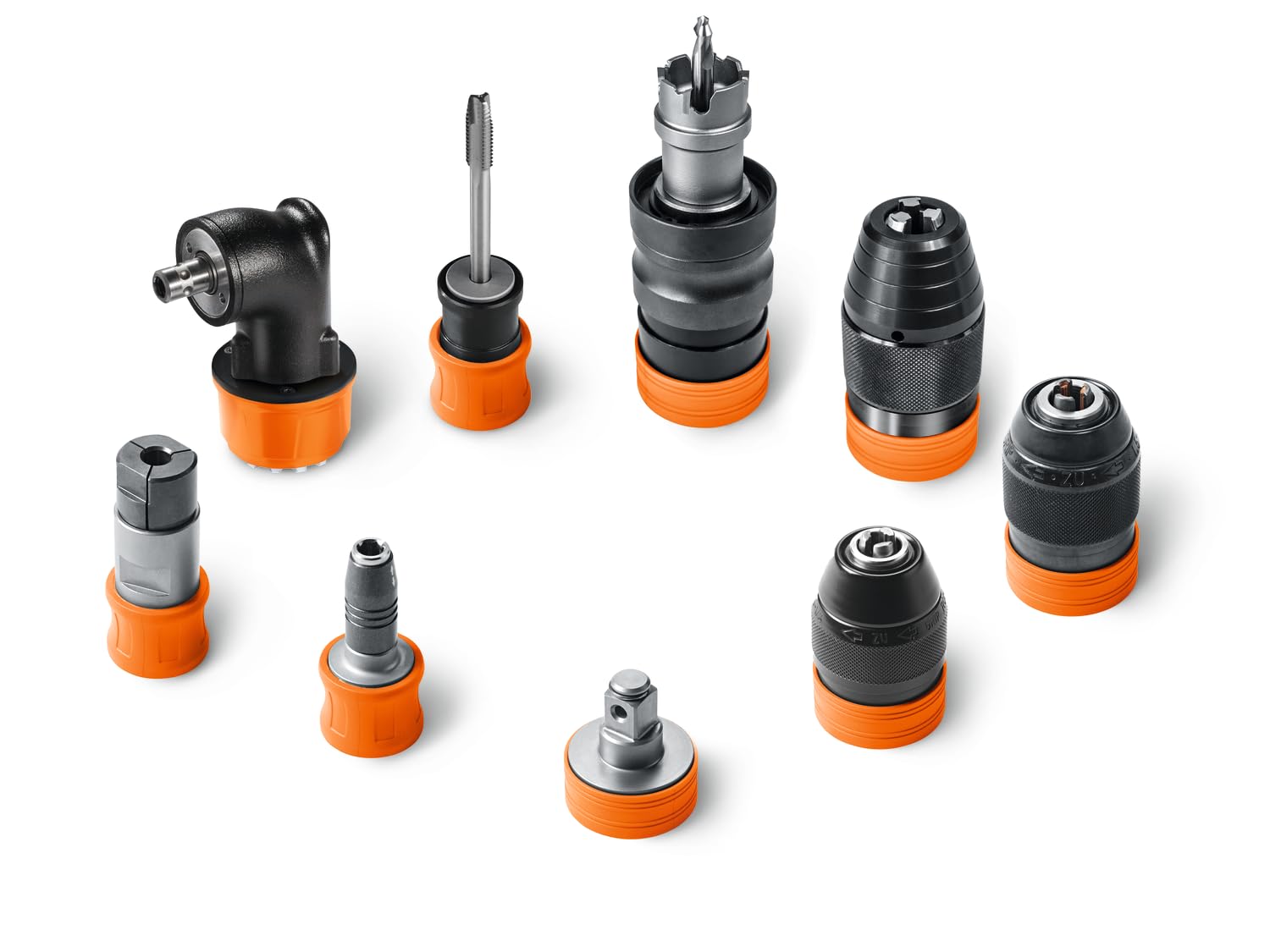 FEIN Tapping Adapter Solo QUICKIN Accessory (64203003020) - Professional Power Tool Attachment for Quick Pipe Threading - Ideal for Plumbing, HVAC, and Metalworking Projects