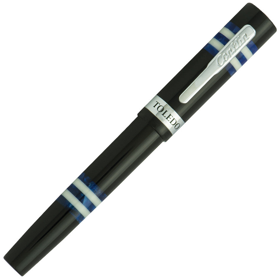 Conklin Toledo Fountain Pen - Premium Blue Ink Fountain Pen for Writing, Calligraphy & Gifts - Elegant Office, School & Special Occasion Use