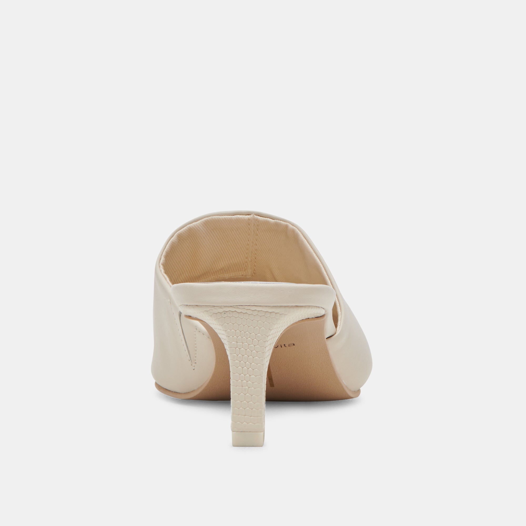 Luxury LEXY Ivory Leather High Heels for Women - Elegant Dress Shoes for Parties, Weddings & Special Occasions