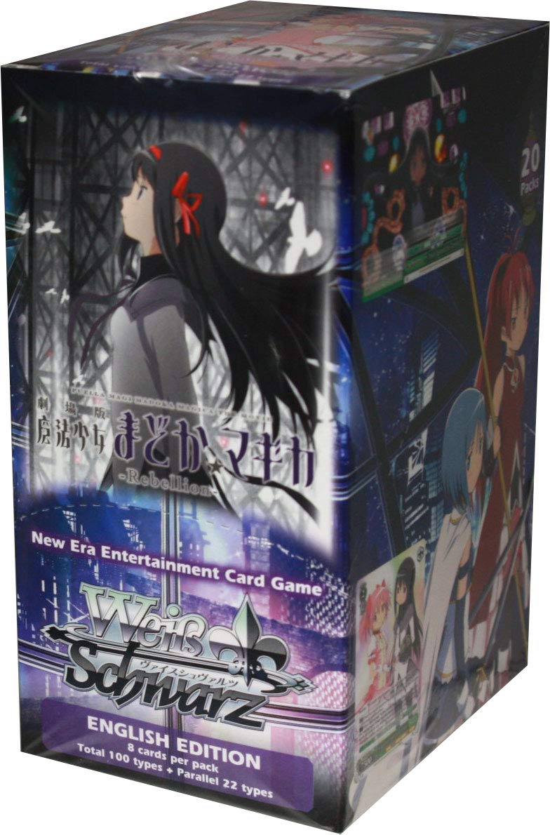 Weiss Schwarz Puella Magi Madoka Magica The Movie Rebellion Booster Box - Anime Trading Card Game for Collectors & Players - Perfect for Tournaments, Gifts & Card Battles