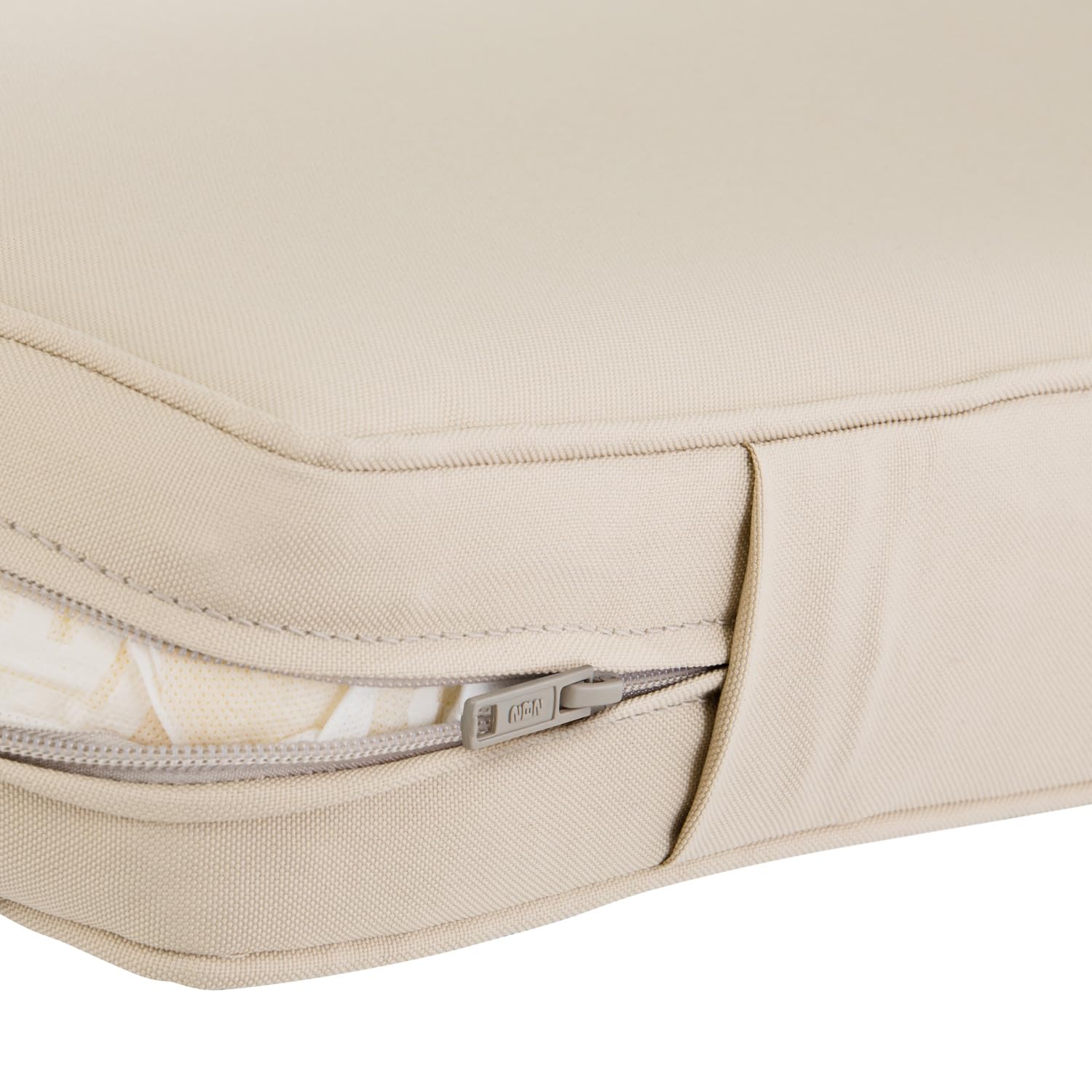 Water-Resistant Patio Lounge Cushion 23x20x4 - Antique Beige for Outdoor Loveseats & Chairs
