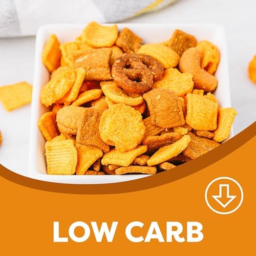 Catalina Crunch High Protein Keto Snack Mix - Low Carb, High Fiber Grab & Go Variety Pack (12 Bags: 6 Traditional & 6 Cheddar) | 1.85oz Bags for Work, School & Travel | Keto Friendly Protein Snacks for Weight Loss & Healthy Lifestyle