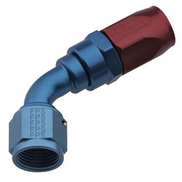 Fragola 106006 #6 X 60 Power Flow Hose End - High Performance Fuel Line Hose for Automotive, Marine & Racing Applications