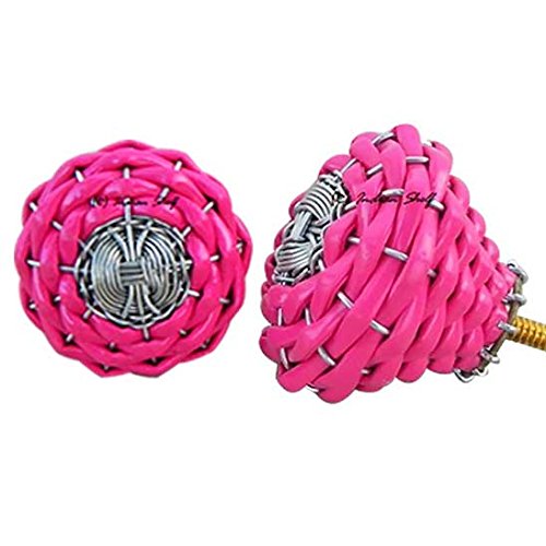 Pink Aluminium Drawer Knobs - 10pcs for Kitchen Cabinets & Nursery Décor