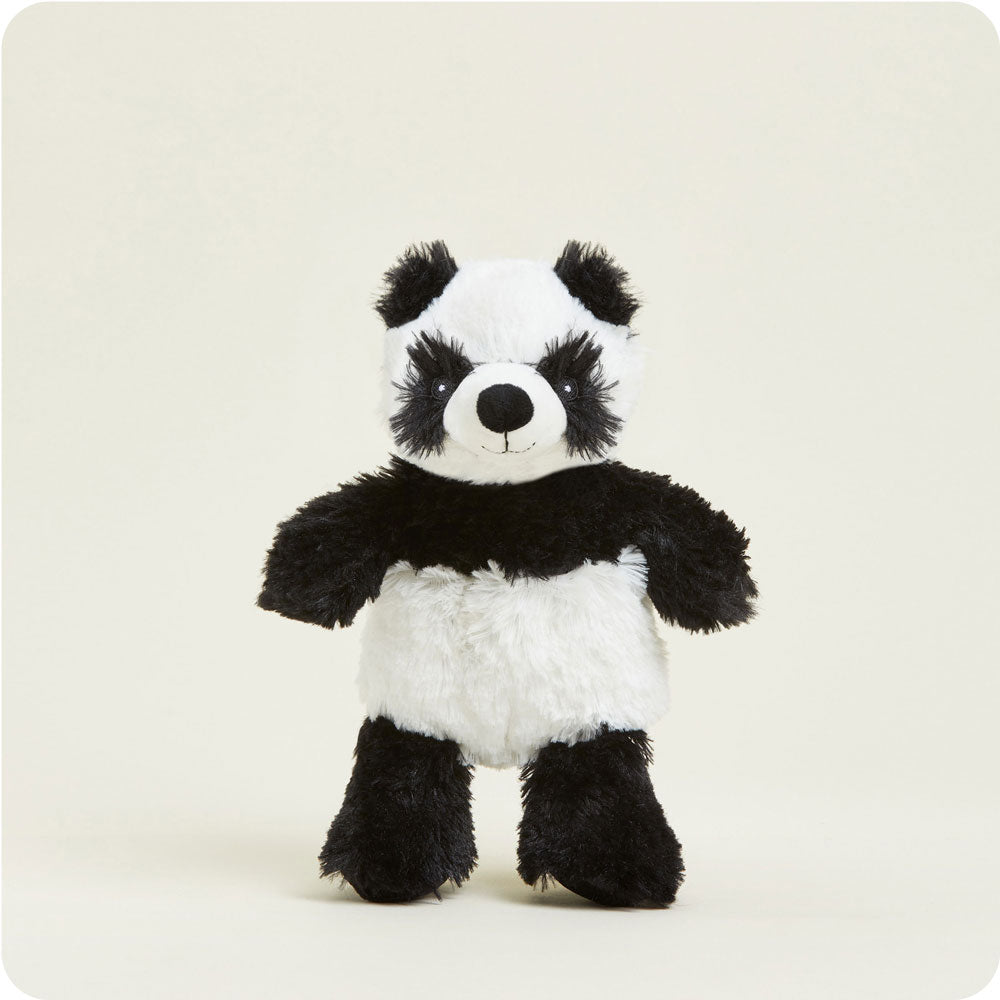 Panda Warmies Junior - Soft Plush Stuffed Animal for Kids, Cuddly & Cozy Comfort Toy - Perfect for Bedtime, Naptime, and Travel Companions