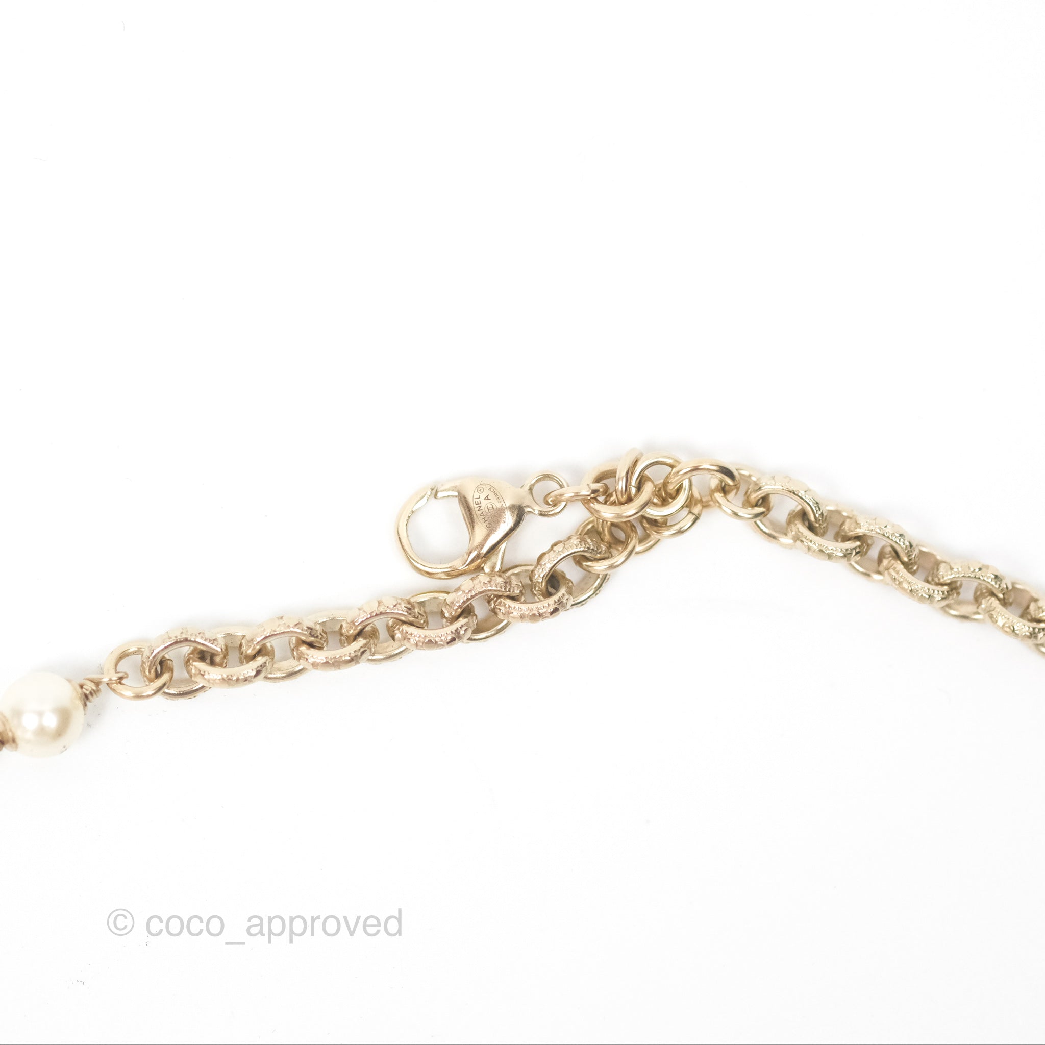 Chanel CC Keys Pendant Double Chain Necklace in Gold Tone - Elegant Fashion Jewelry for Women, Perfect for Parties, Date Nights & Special Occasions